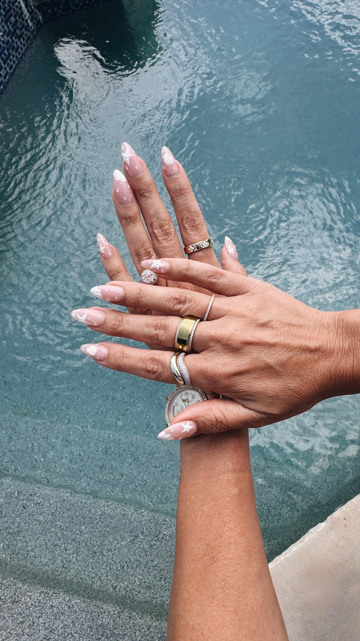 Summer nails are having their moment 💅🏼✨ A little whimsy, a little chic—just how I like it.

#NailInspo #SummerNails #ManiGoals #PetiteStyle #Over40Style #ChicDetails #ResortVibes #LTKBeauty #VacationNails #affliate #PolishedAndPretty #NeutralNails

#LTKStyleTip #LTKOver40 #LTKPetite