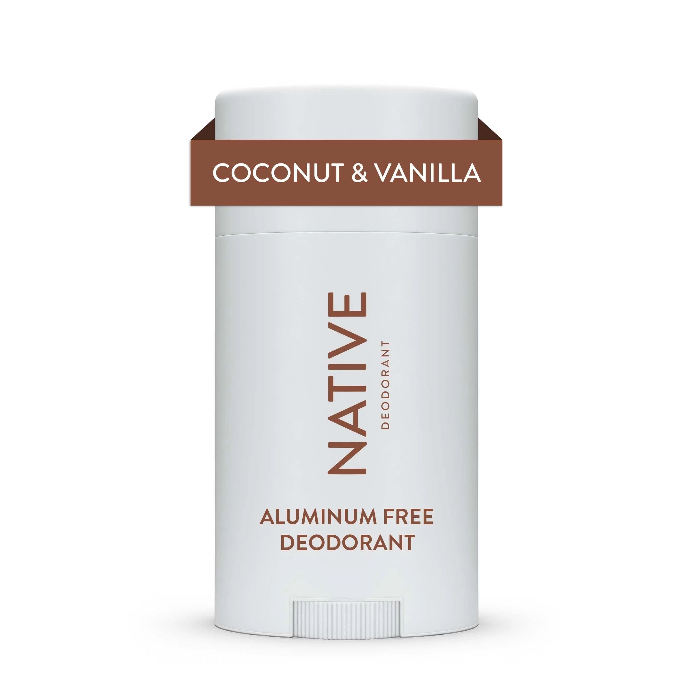 Native Natural Deodorant, Coconut & Vanilla, Aluminum Free, 2.65 oz - Walmart.com | Walmart (US)