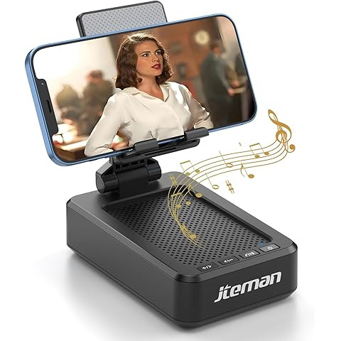 White Elephant Gifts for Adult Men Dad Him Husband Christmas - Bluetooth Speaker with Phone Stand... | Amazon (US)