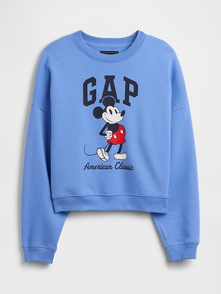 Gap × Disney Minnie Mouse Relaxed Logo Sweatshirt | Gap Factory