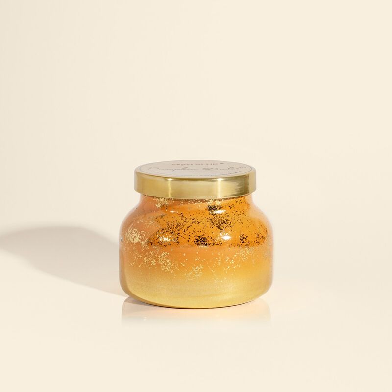 Pumpkin Dulce Glimmer Petite Jar, 8 oz | Capri Blue | Capri-Blue
