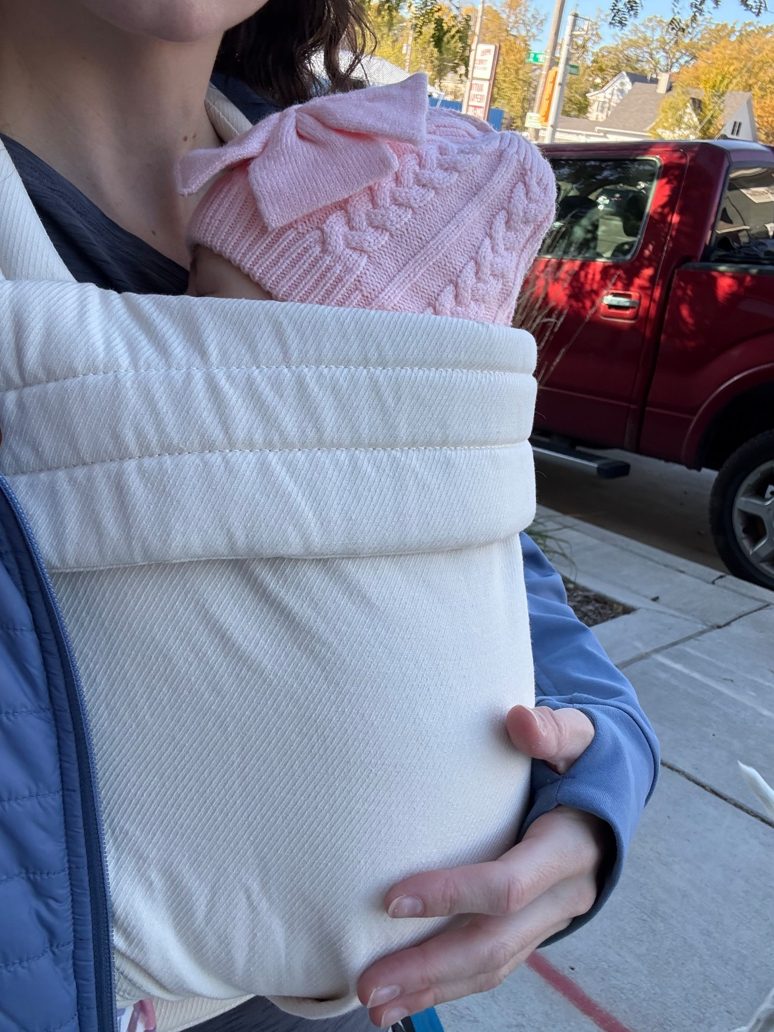 Baby girl all cuddled up for our daily carrier walk! 💕




Newborn, baby carrier, baby girl, beanie, stocking cap, hot girl walk, HGW, maternity, postpartum, fourth trimester m

#LTKGiftGuide #LTKBaby #LTKFindsUnder50