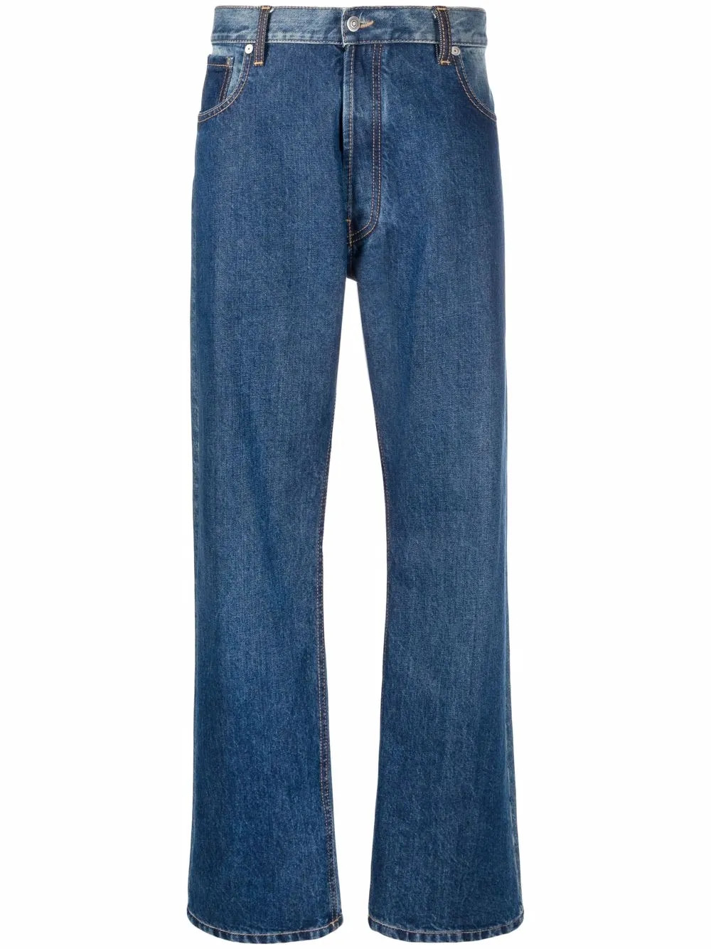Maison Margiela two-tone Oversize Jeans - Farfetch | Farfetch Global
