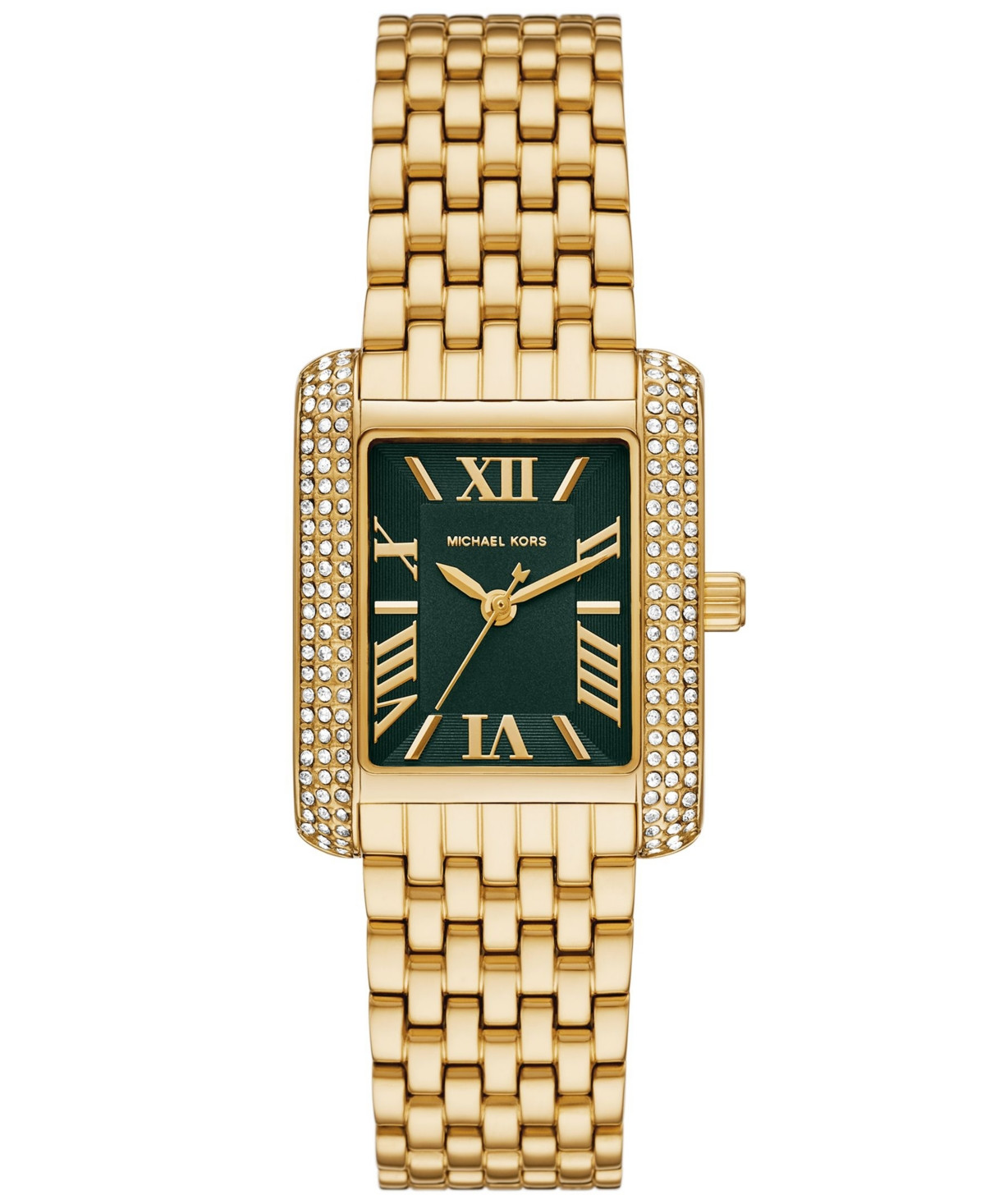 Michael Kors Women's Emery Three-Hand Gold-Tone Stainless Steel Watch 33 x 27mm - Gold-Tone | Macy's