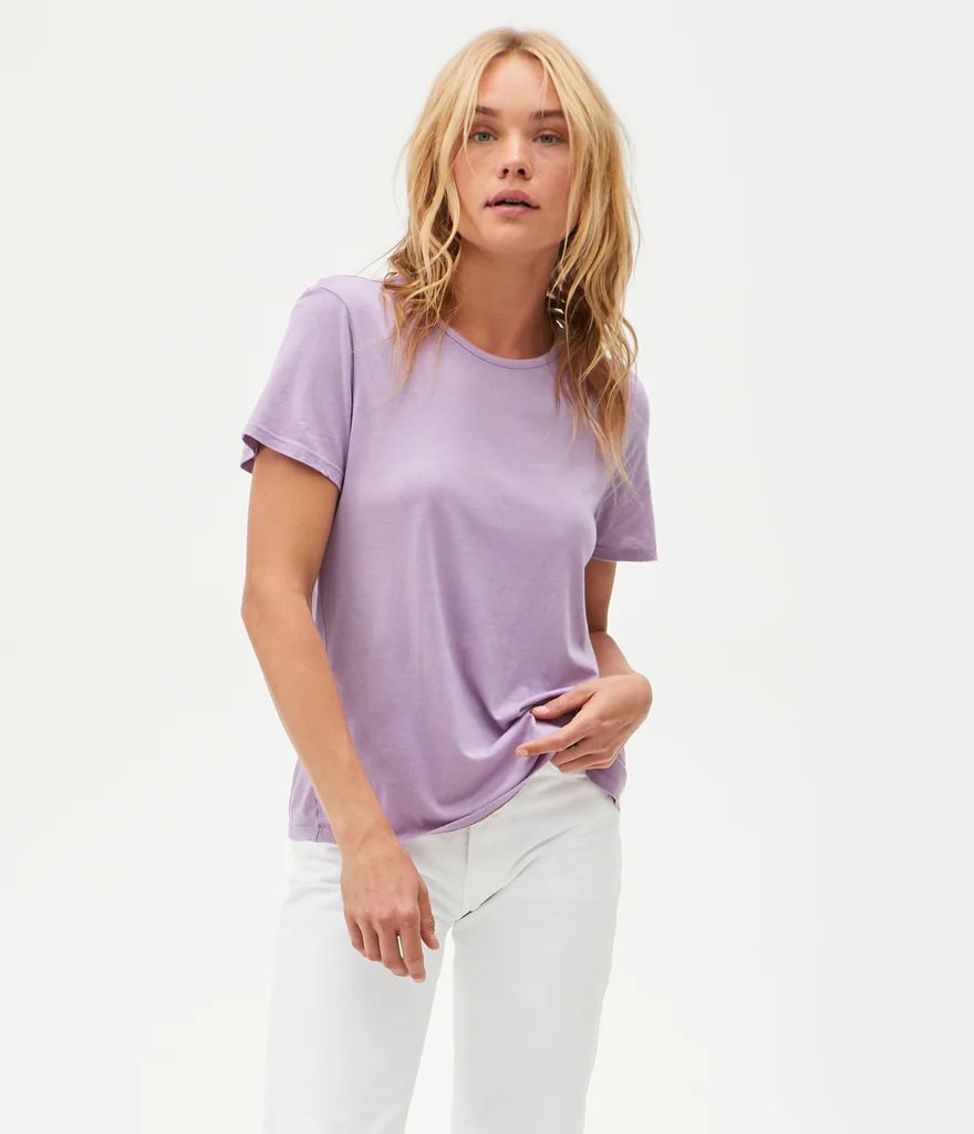 Brittany Relaxed Crew Tee | MichaelStars.com