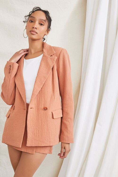Crinkle Notched Blazer | Forever 21 (US)