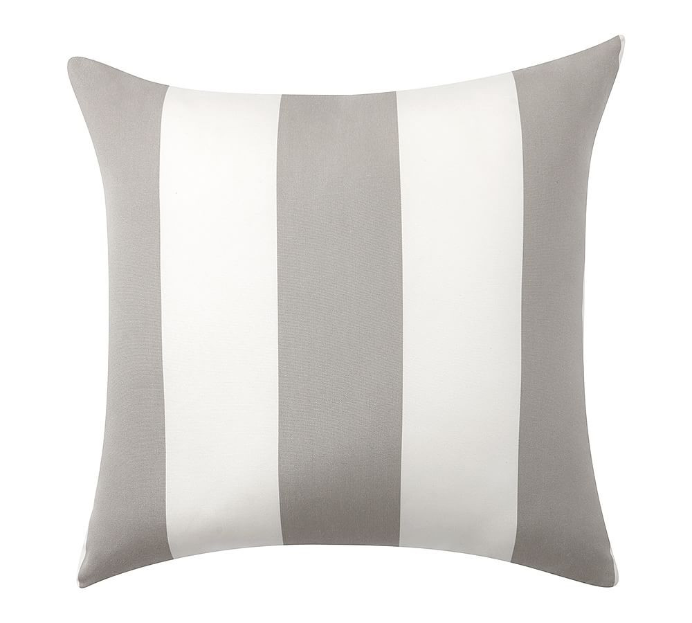 Sunbrella® Awning Striped Outdoor Pillow | Pottery Barn (US)