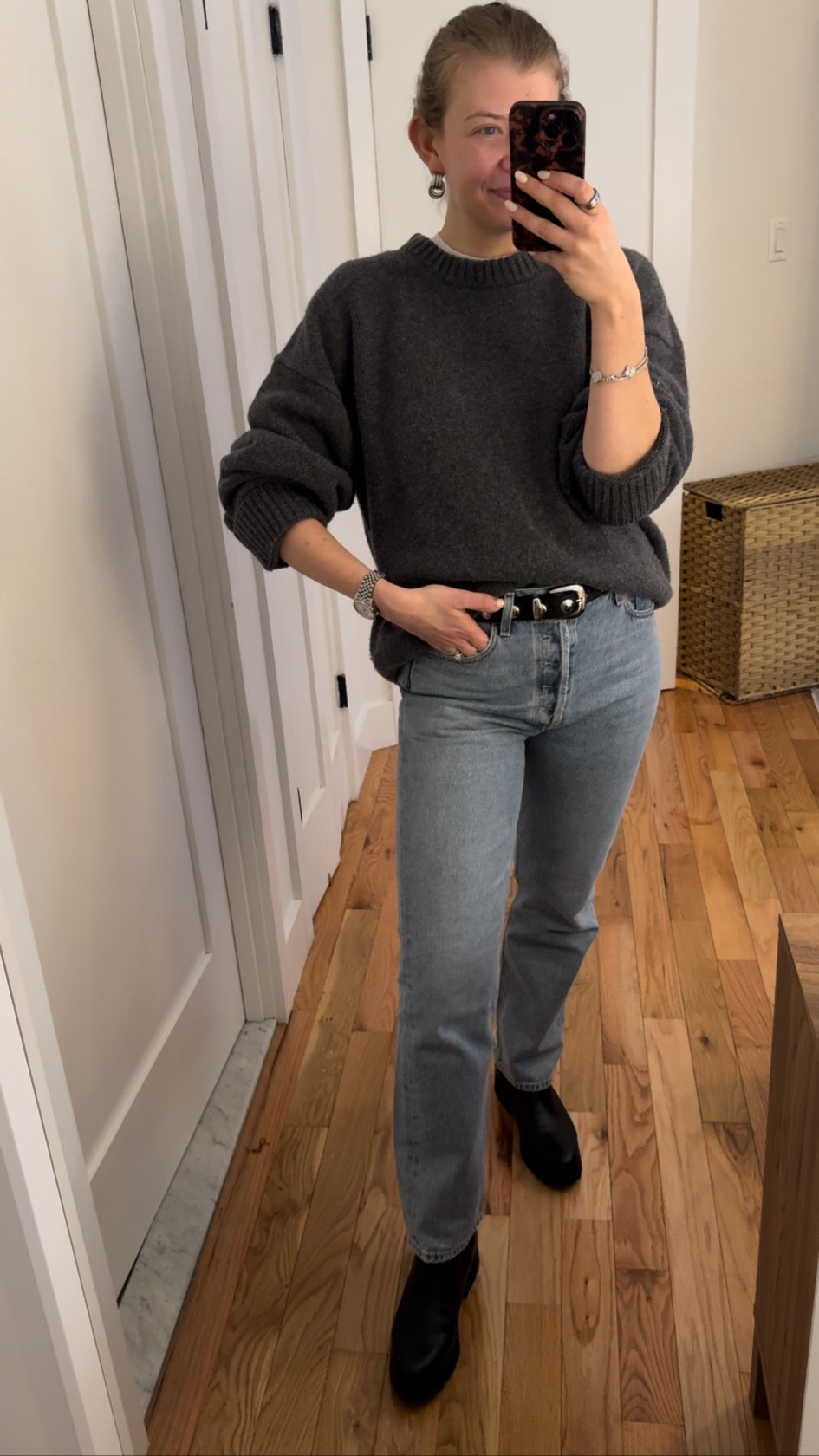 I have owned this sweater for a week and already worn it multiple times, invest in your sweaters! 

#LTKMidsize #LTKStyleTip