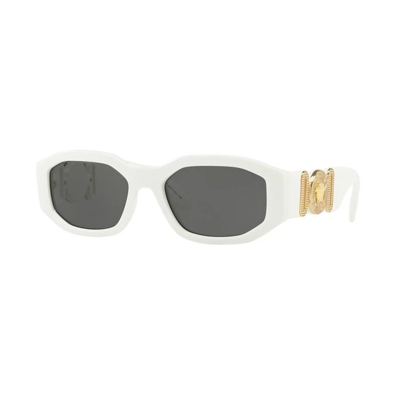 Men's Versace Ve4361 401/87 Sunglasses in White | Size 53 | VE4361 Color 401/87 | LOZURI