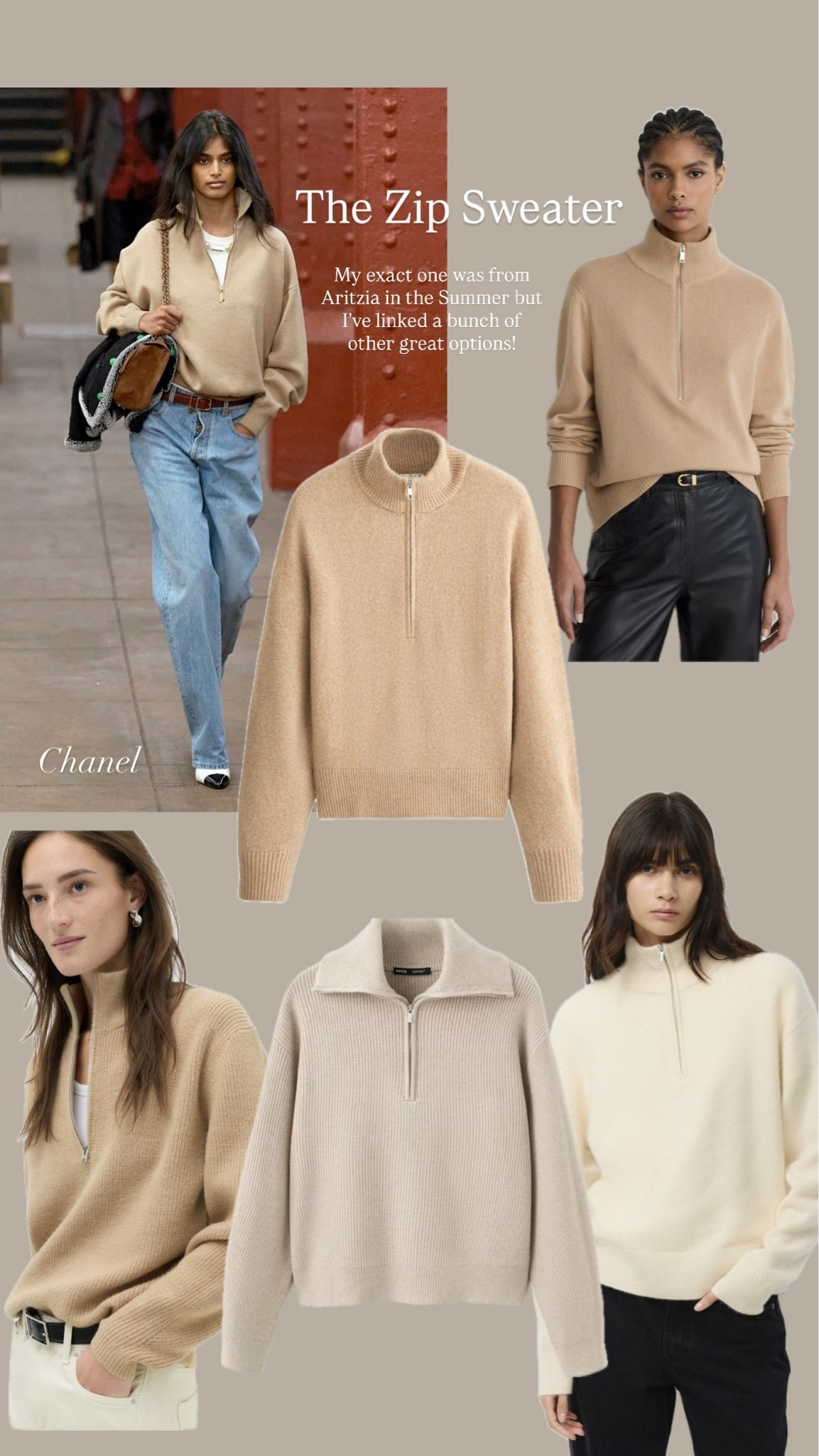 Zip sweaters for Autumn/Winter