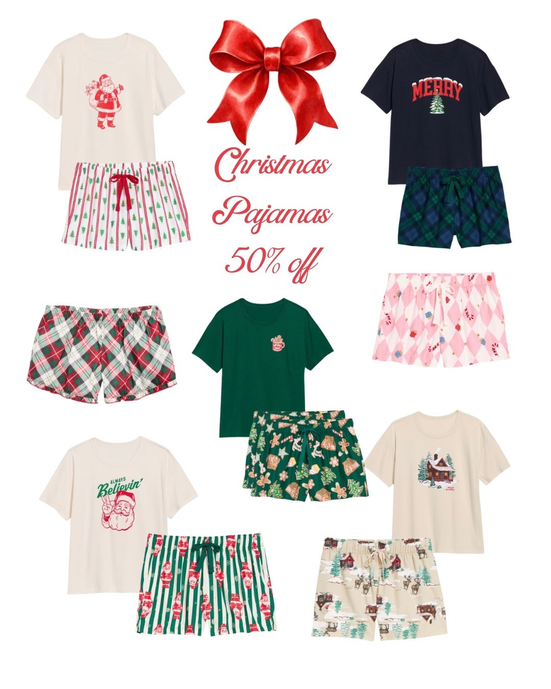 Christmas pjs on sale 
Family matching pjs 
Under $10 
50% off Christmas pajamas

#LTKKids #LTKSeasonal #LTKSaleAlert