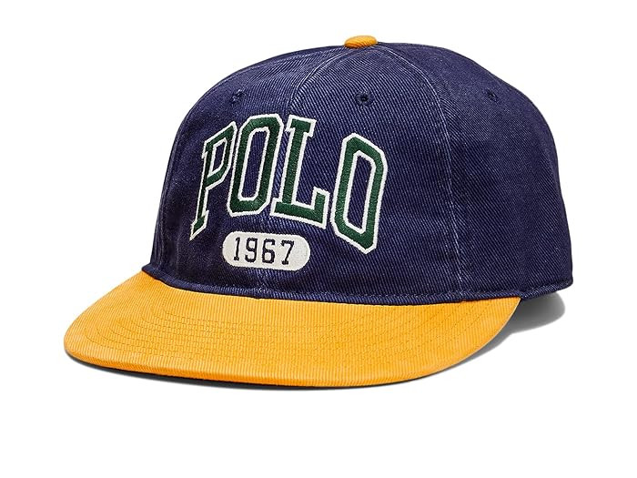 Polo Ralph Lauren Logo Cotton Chino Ball Cap | Zappos