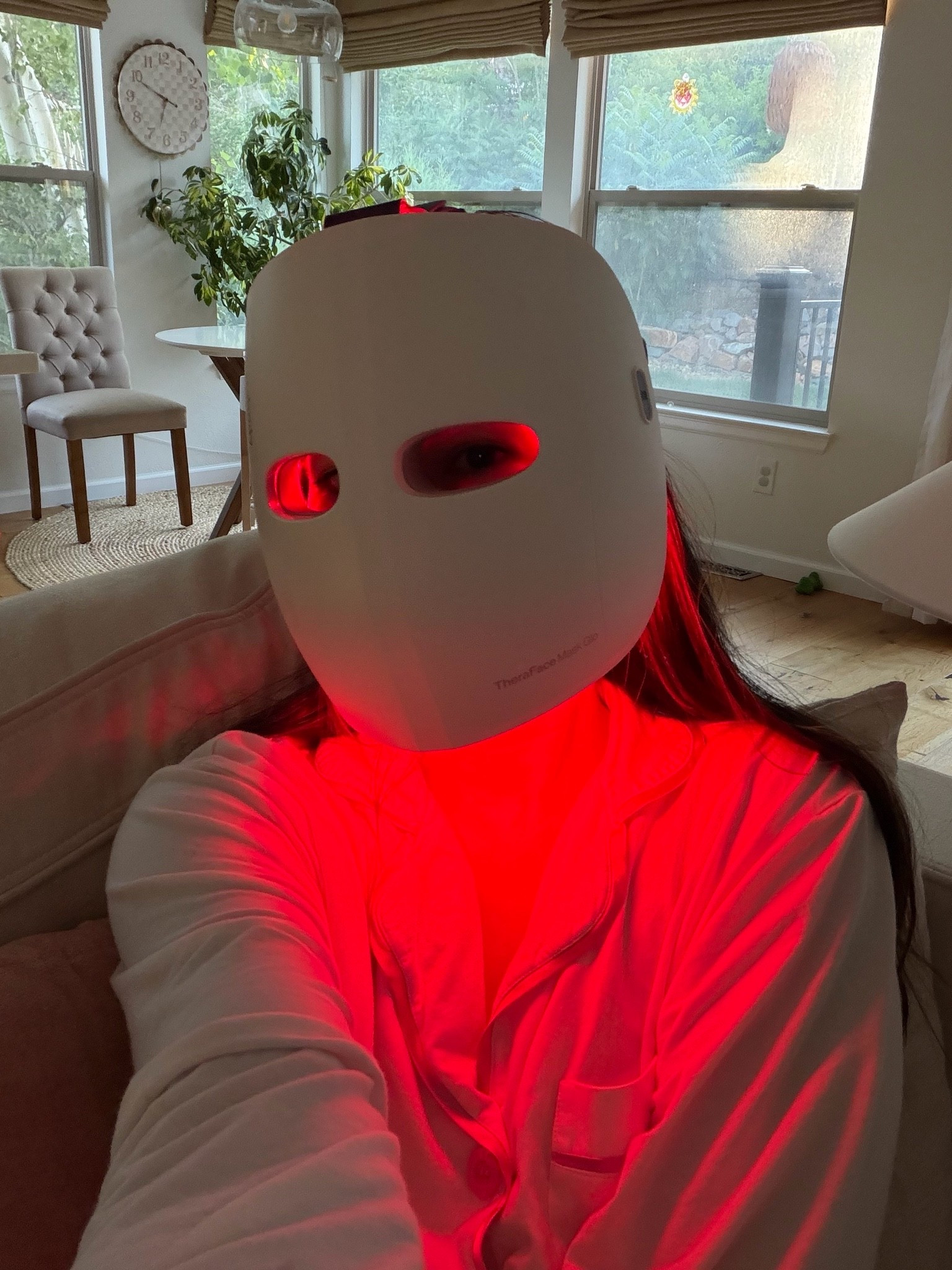 My daily red light mask! I swear this has made such big changes with my skin… less noticeable fine lines, clearer complexion, more even tone