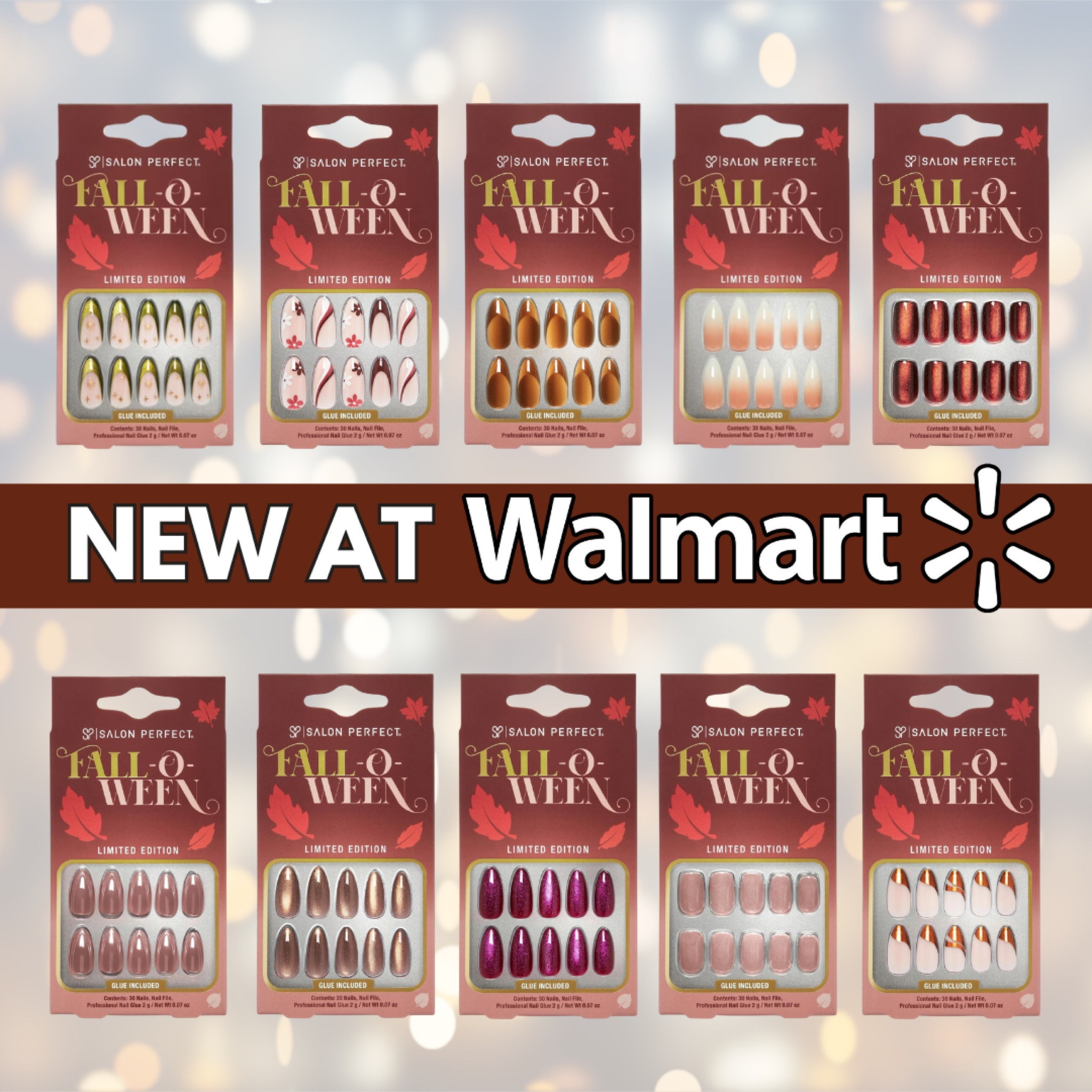 FALL-O-WEEN collection from Salon Perfect✨ 
Hands down my favorite press on nails at the drugstore! 



#walmartbeauty #salonperfect #nails #pressonnails

#LTKFallSale #LTKBeauty #LTKSeasonal