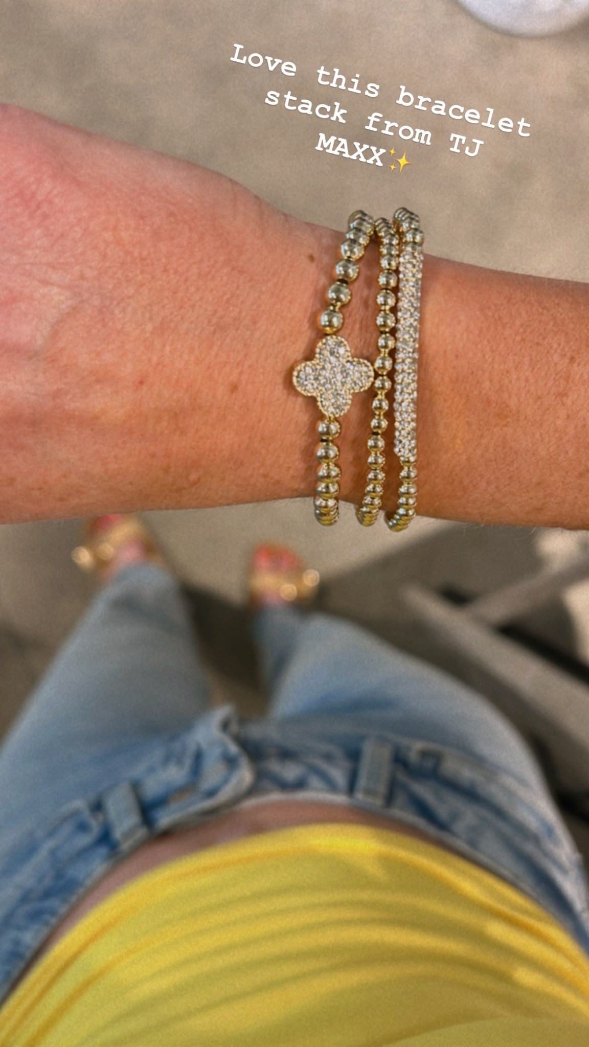 TJ MAXX bracelet set that I love but can’t find exact one so I linked ones I love that are similar 💕

#jewelry #bracelets #style #fashion #inspo #tjmaxx

#LTKStyleTip #LTKFindsUnder50 #LTKFindsUnder100