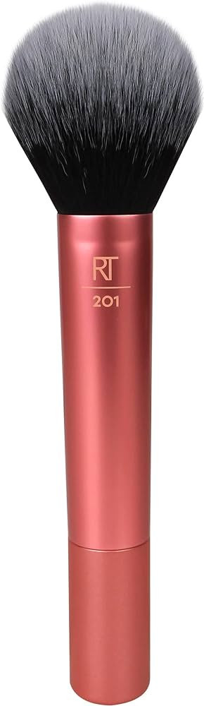 Real Techniques Ultra Plush Powder Makeup Brush, For Setting Powder, Bronzer, & Blush, Sheer, Bui... | Amazon (US)