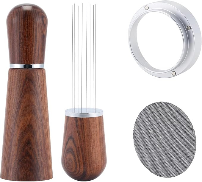 51mm Espresso Accessories Kit,316 Stainless Steel WDT Tool Espresso,Dosing Funnel and Puck Screen... | Amazon (US)