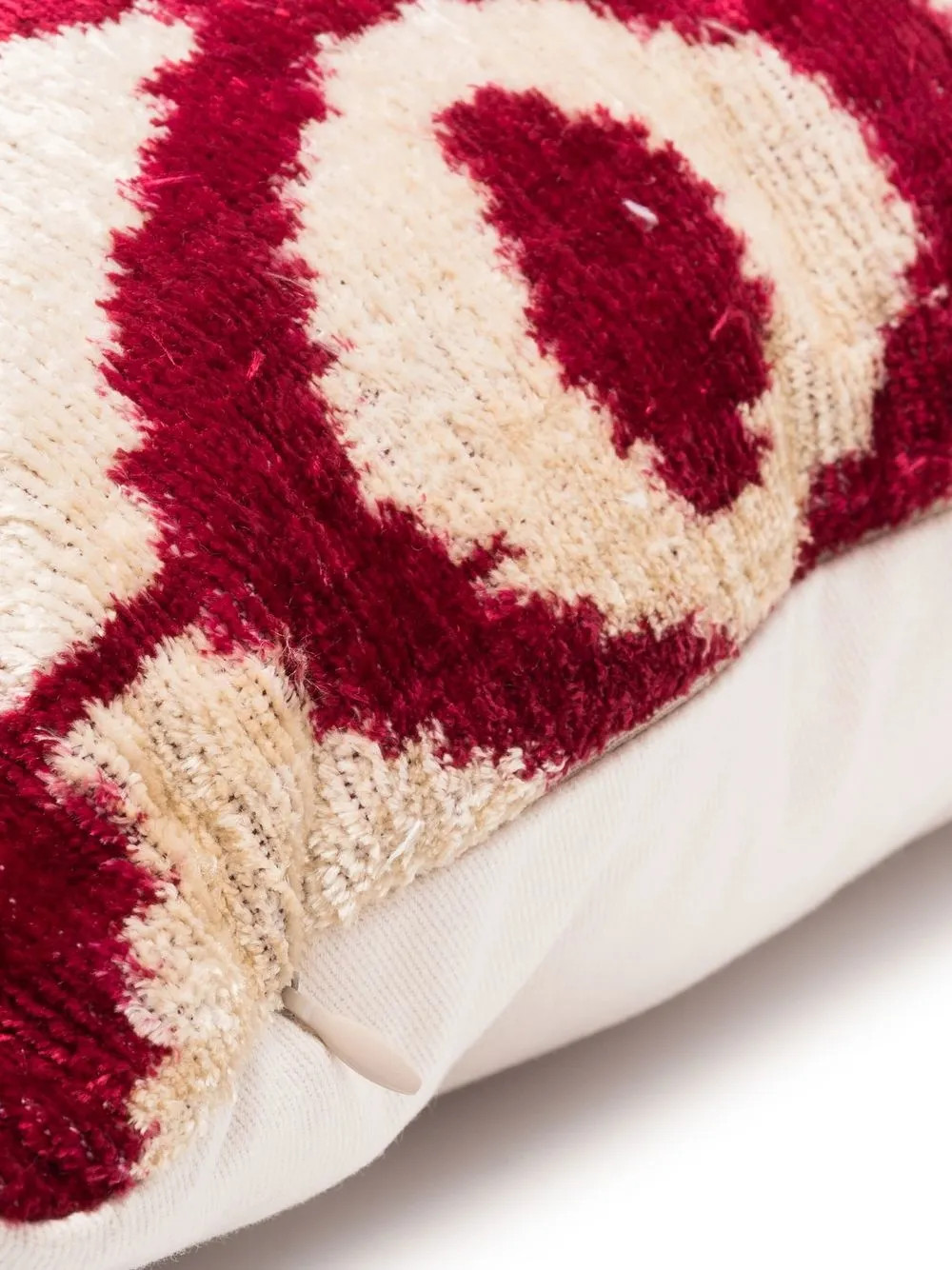 geometric-patterned velvet cushion | Farfetch Global