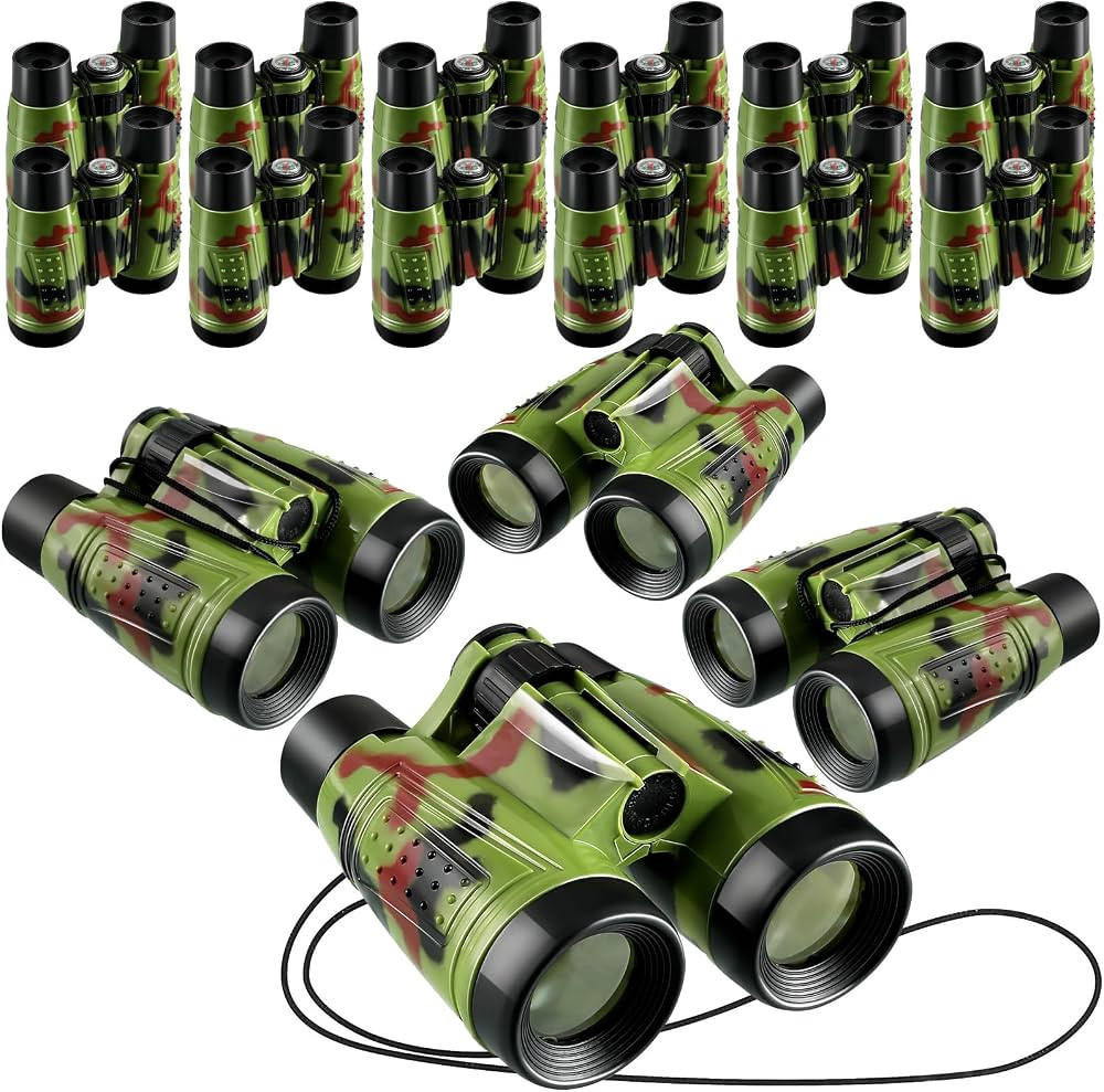 16 Toy Binoculars with Neck String for Kids Learning Novelty Binocular Bulk Safari Party Favors J... | Amazon (US)