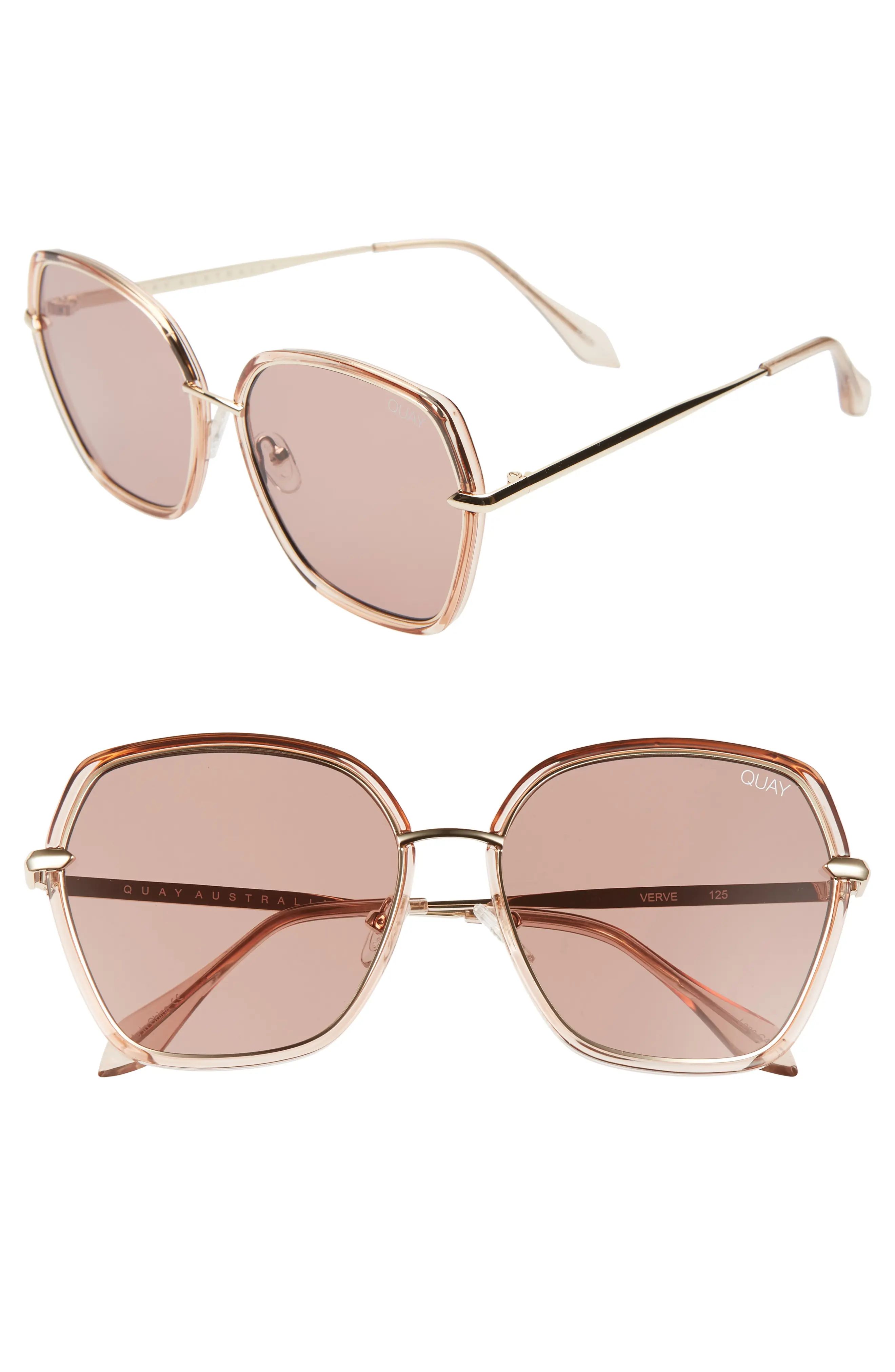 Women's Quay Australia Verve 64mm Oversize Sunglasses - | Nordstrom