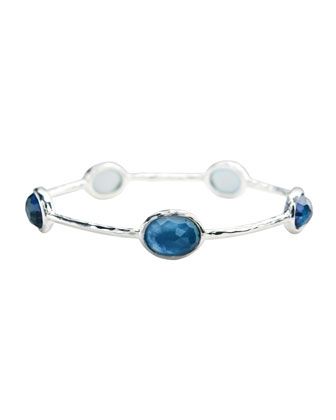 Sterling Silver Wonderland 5-Stone Bangle in Indigo - Ippolita | Neiman Marcus