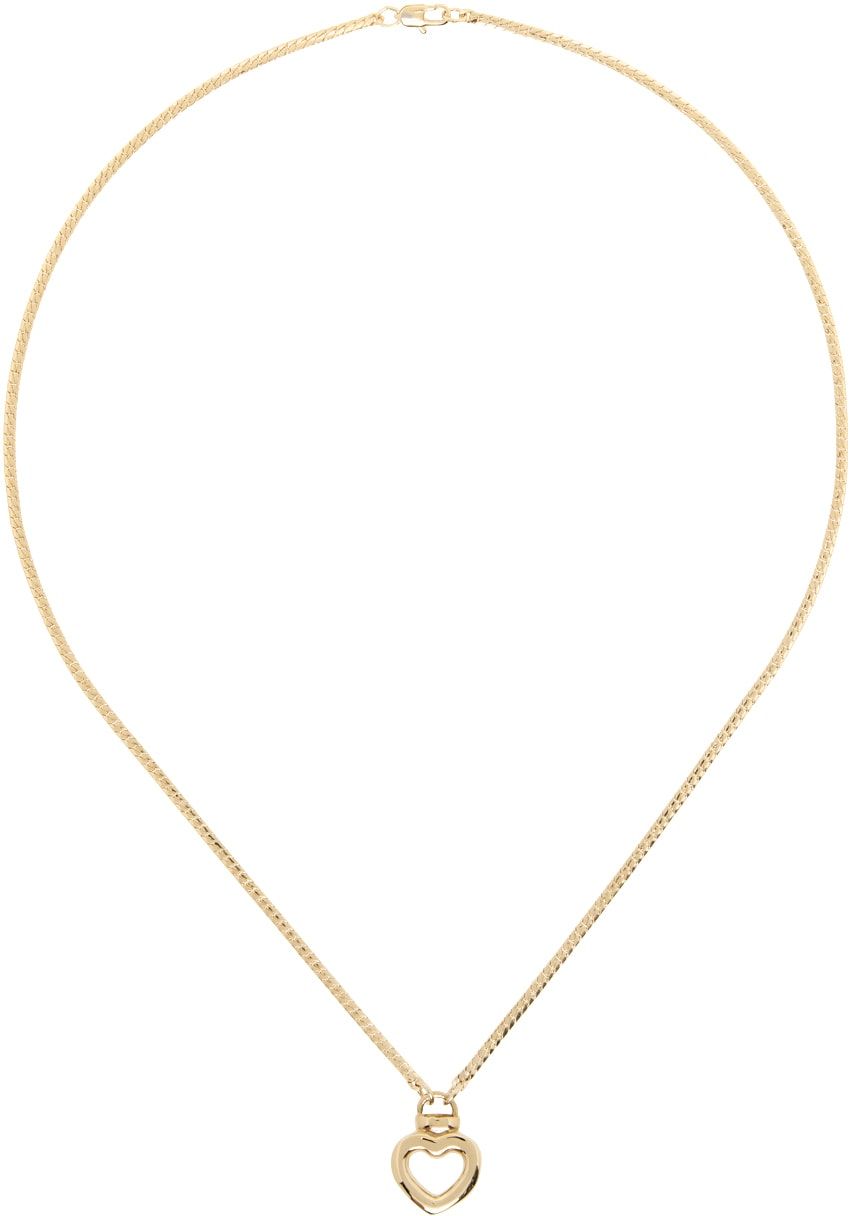 Gold Dolce Pendant Necklace | SSENSE