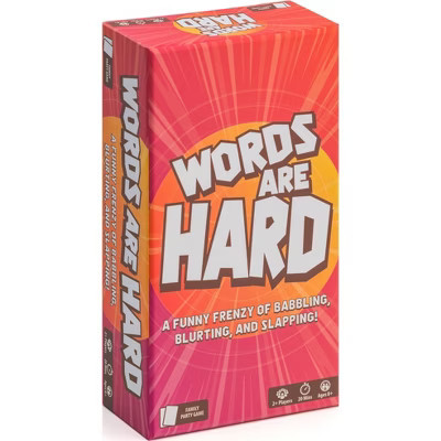 Lost Boy Entertainment Words Are Hard Board Game: Language Skills Focus, 20-Minute Play, Includes Cards & Instructions | Target