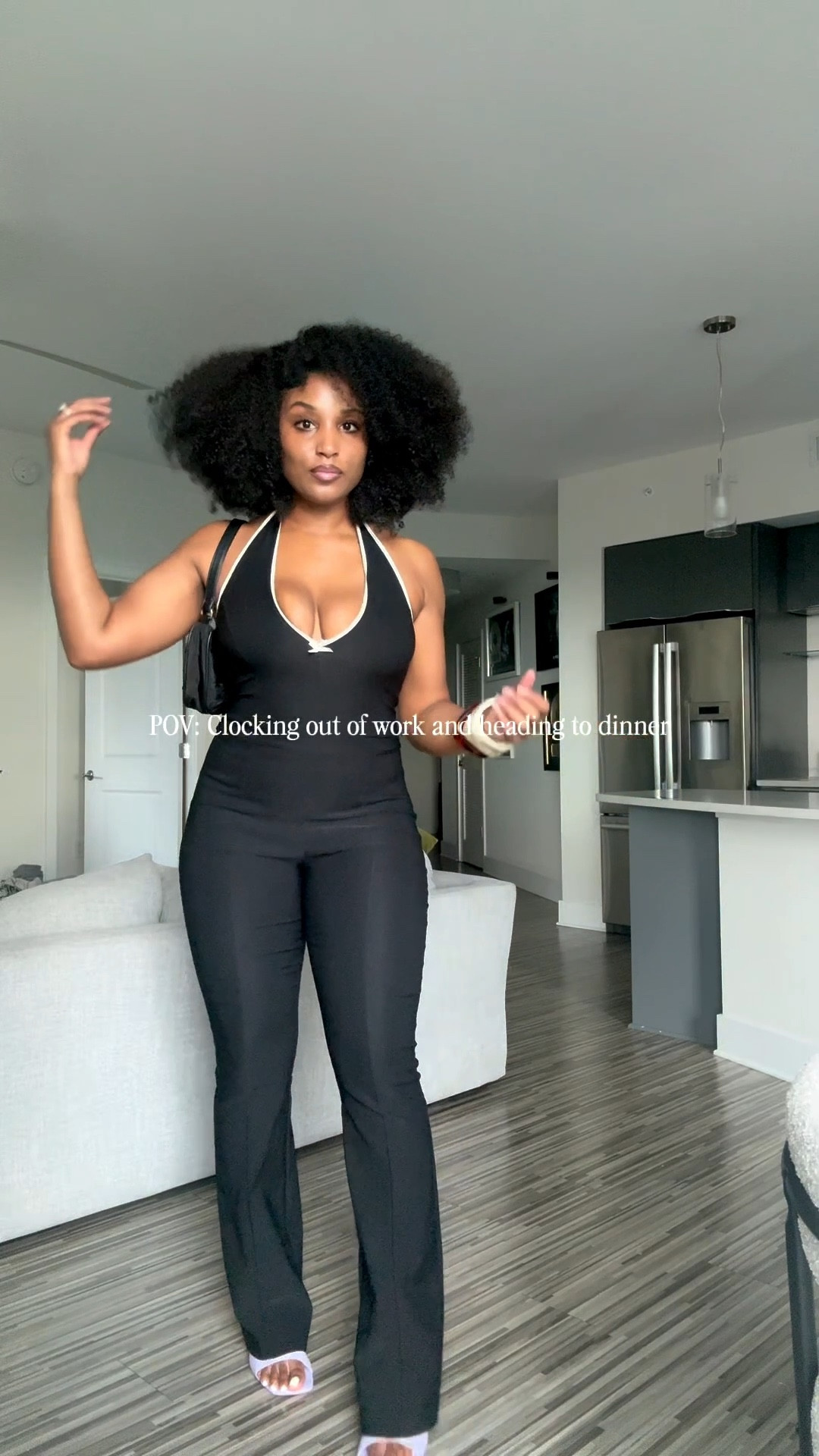 Clock out ➡️ girl time ❤️
Jumpsuit : Fashion Nova understood-Fallon in love with you jumpsuit 
Shoes: Target (can’t find but linked a Dupe) 
Purse: Forever 21

#LTKFindsUnder50 #LTKootd #LTKTall