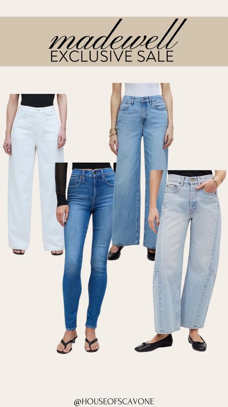 madewell sale 👖 #sale #madewellsale #jeans #momjeans #widejeans #baggyjeans #cargojeans #skinnyjeans 

#LTKxMadewell #LTKsalealert #LTKfindsunder100