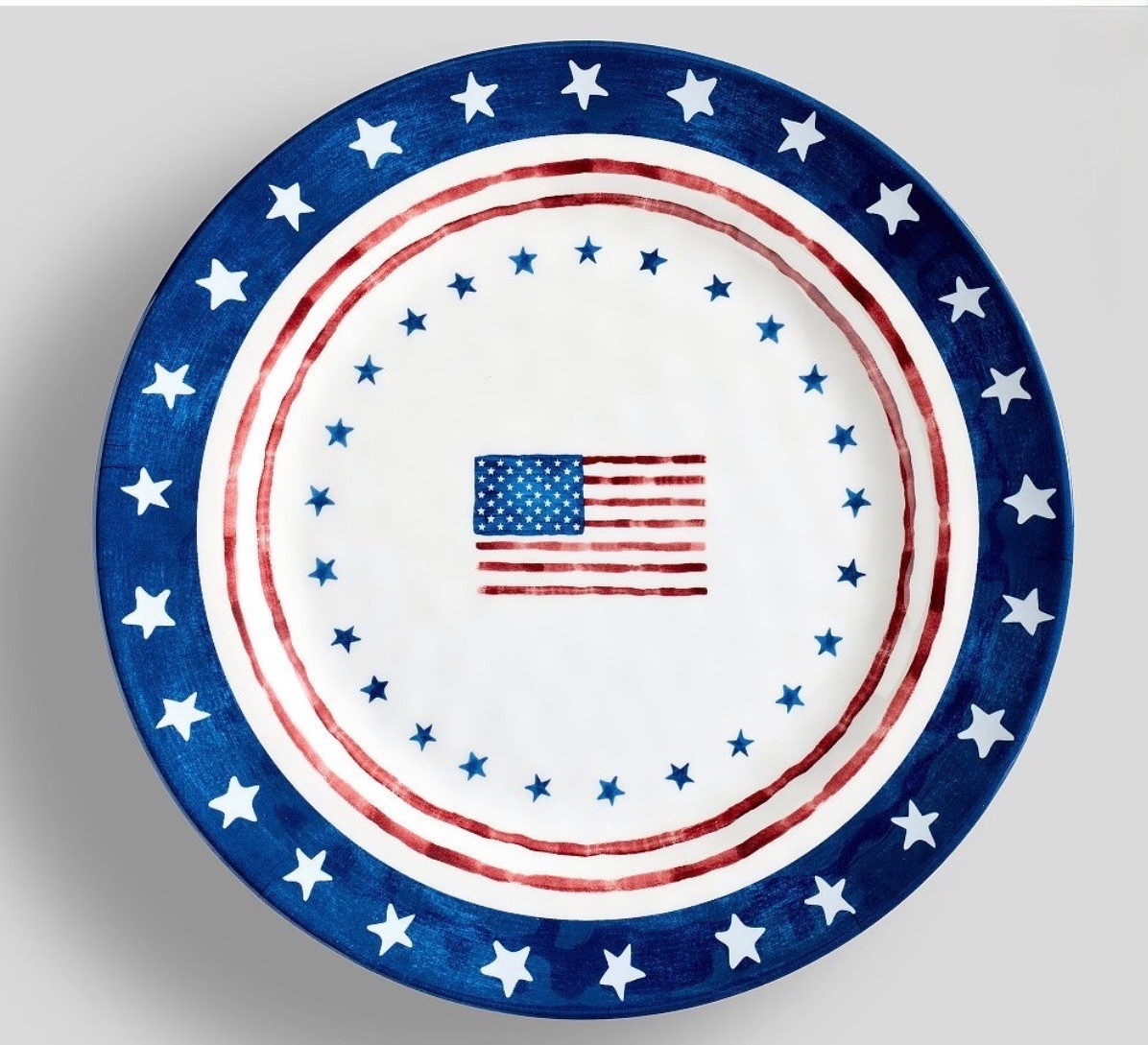 Fourth of July - melamine dinner plates, perfect for summer dinners on the patio.


#july4th #fourthofjuly #hosting #party #summerparty #potterybarn #americana #redwhiteandblue @Pottery Barn

#LTKSeasonal #LTKHome