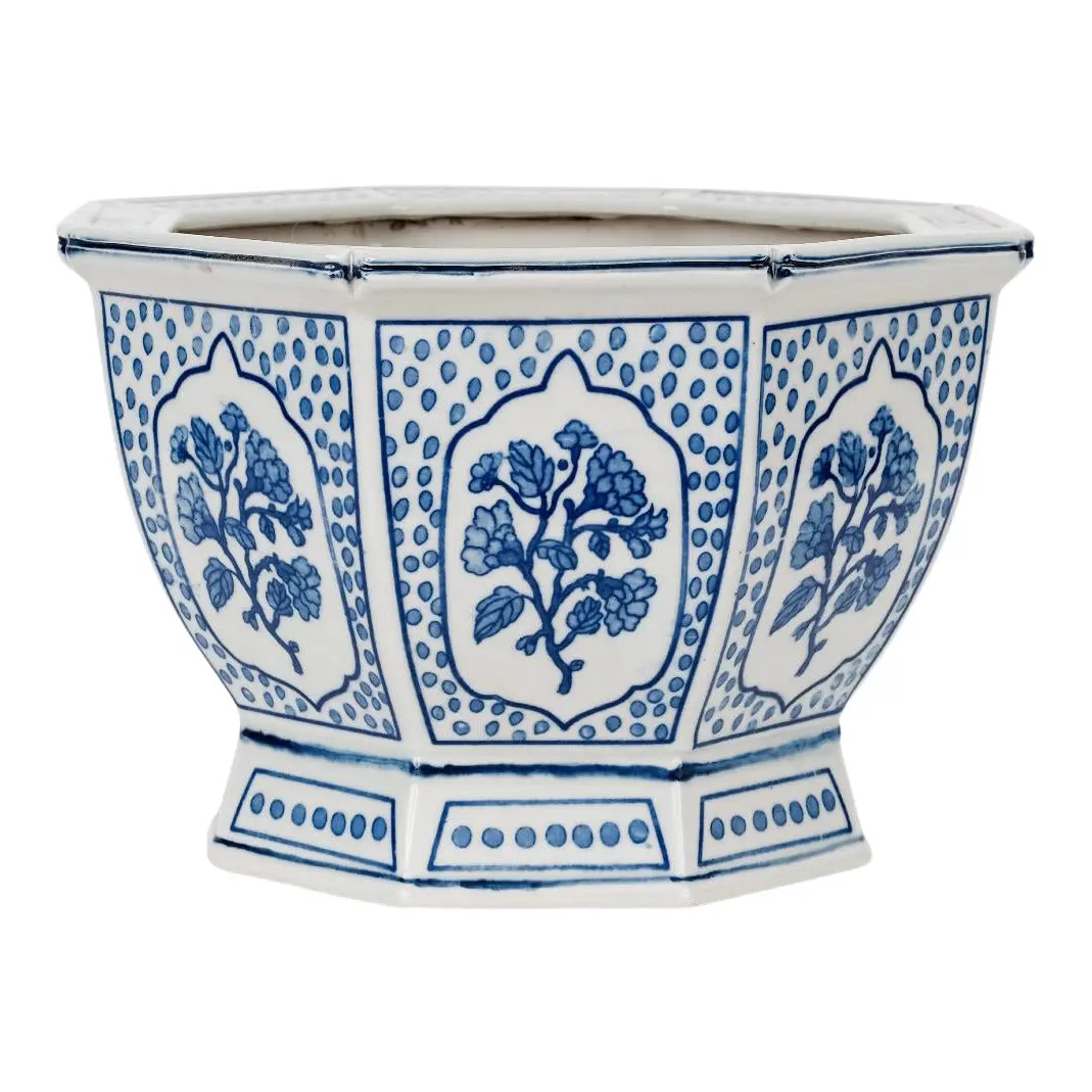 Midsize Hexagon Trellis Planter | Chairish