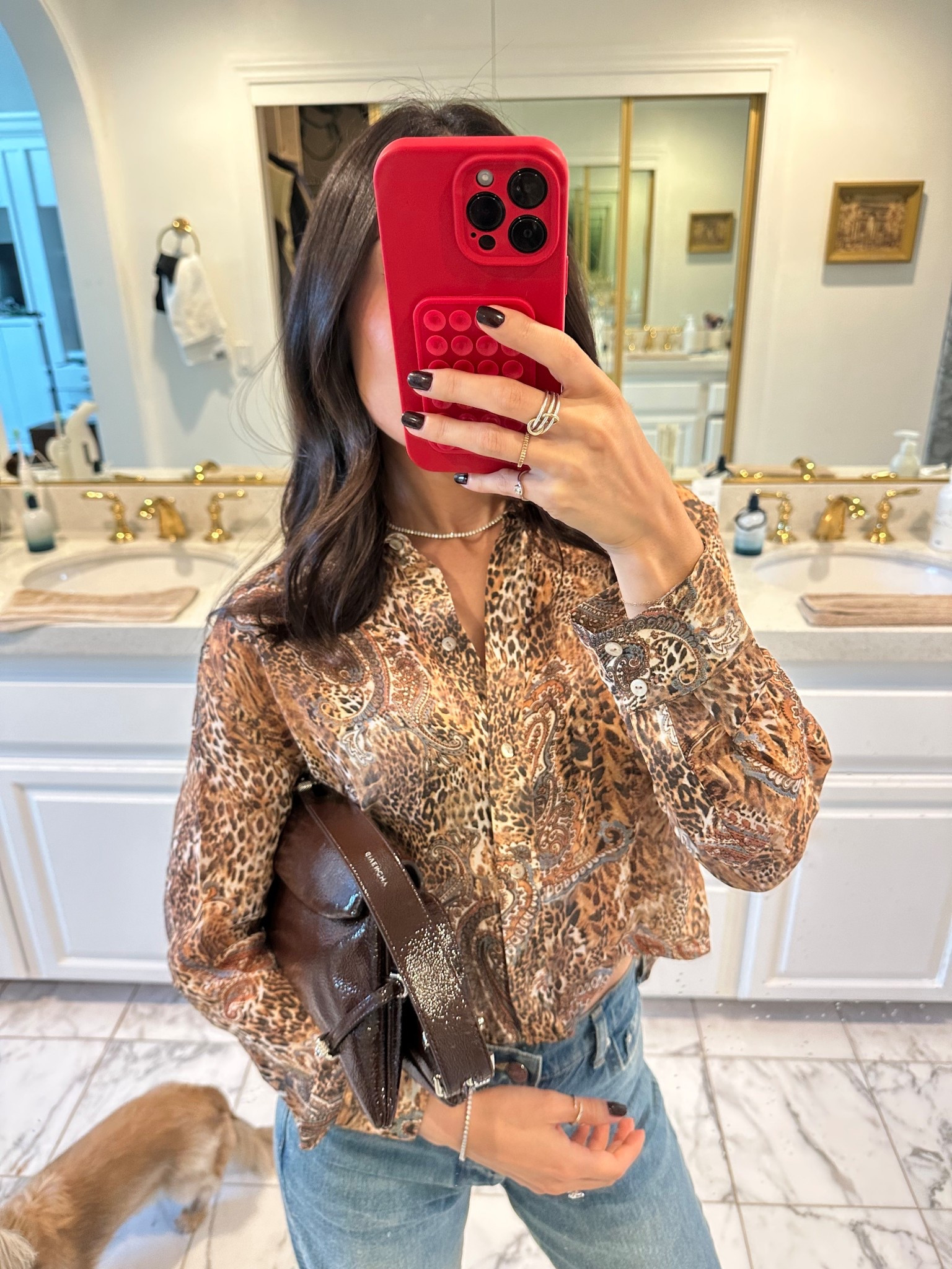 Been loving animal print lately!! Wearing XS in the top.

#LTKItBag #LTKStyleTip