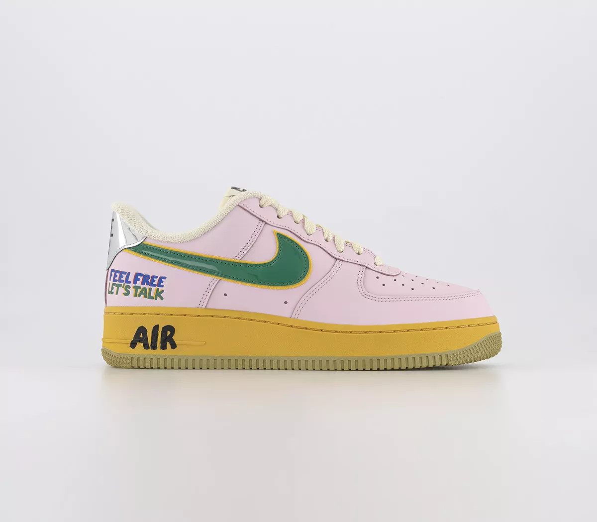 Nike Air Force 1 07 Trainers Pink Foam Hyper Royal Univ Red Malachite Univ Gold - Nike Air Force ... | Offspring (UK)