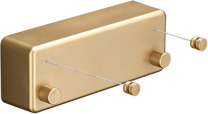 Retractable Clothesline ABS case+Aluminum Dryer with Adjustable Stainless Steel Double Rope Strin... | Amazon (US)