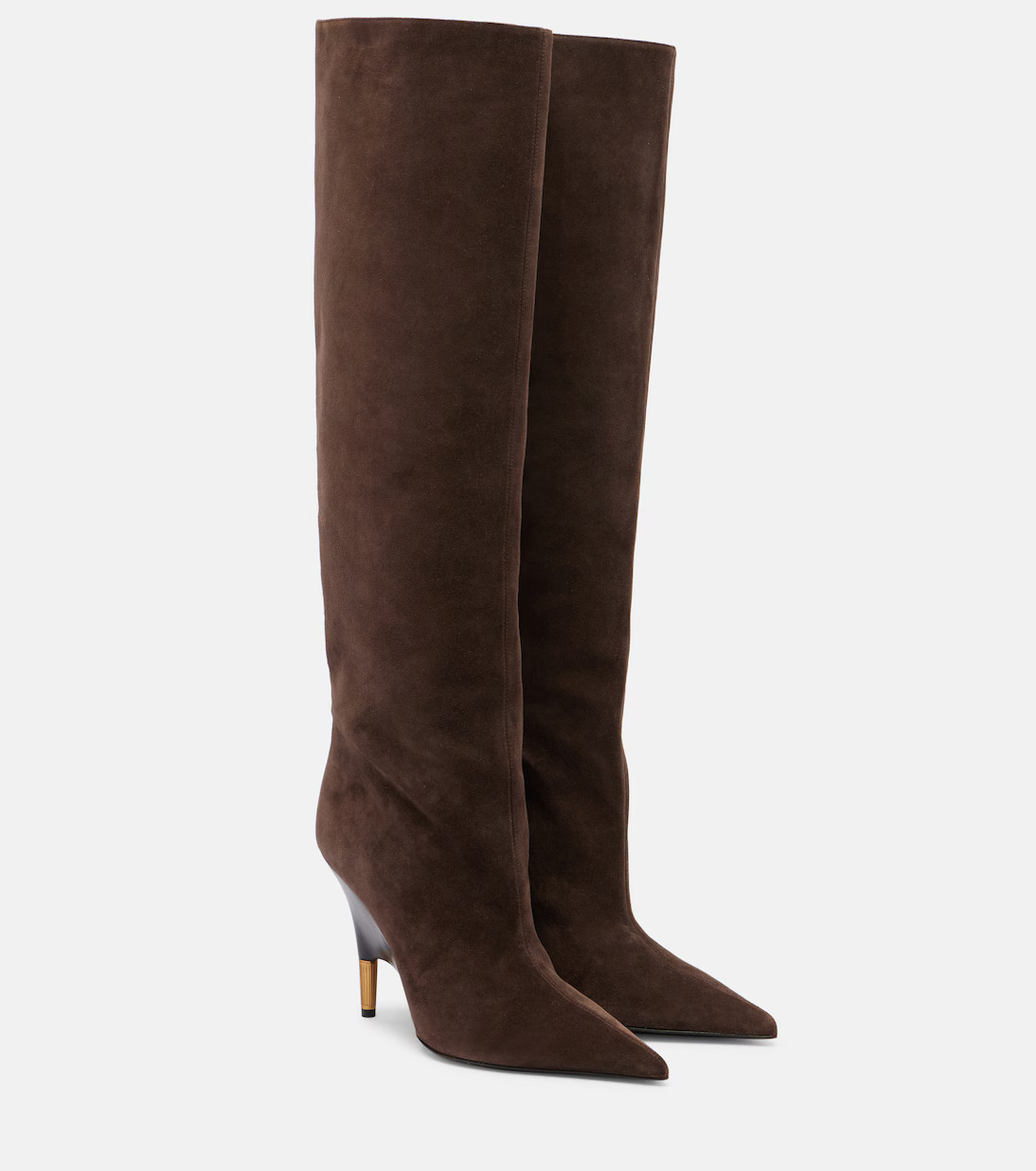 Bella 100 suede knee-high boots | Mytheresa (US/CA)