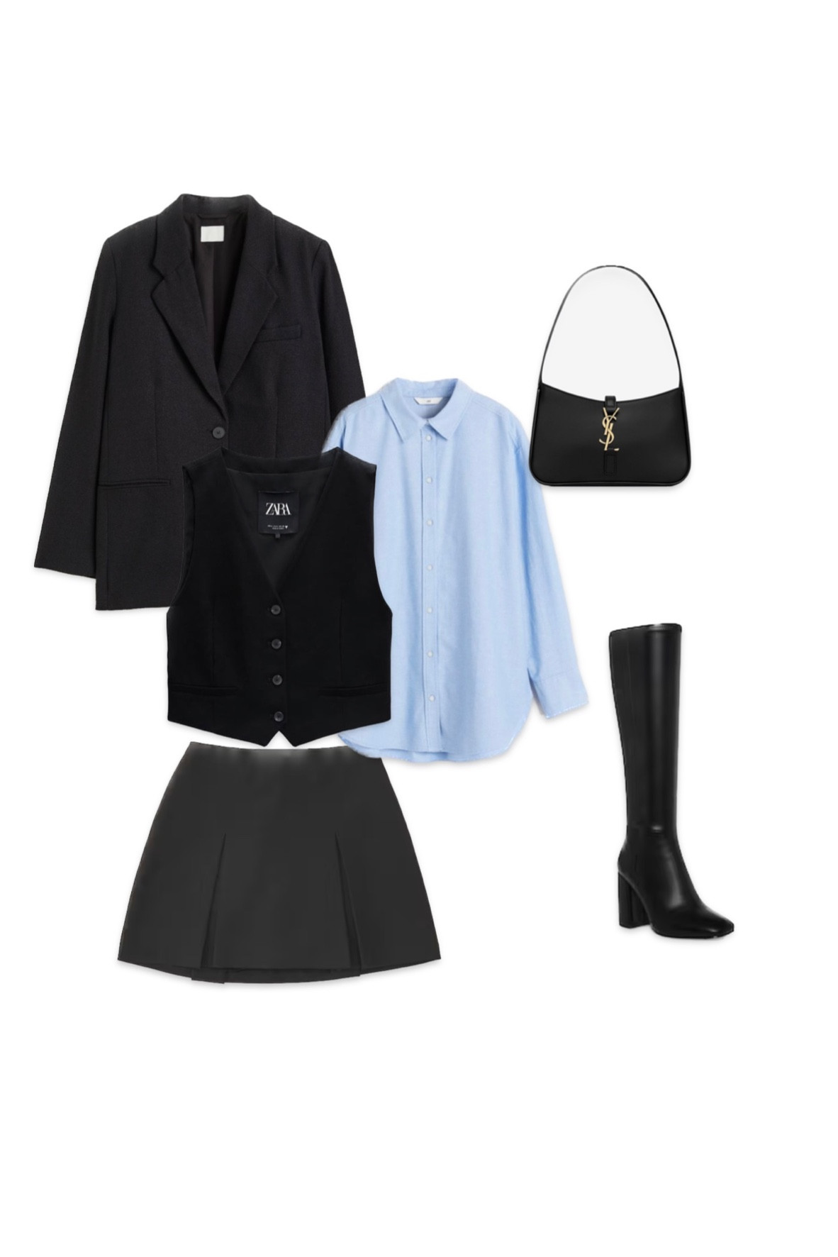 Serena van der Woodsen inspired fall outfit 🖤 