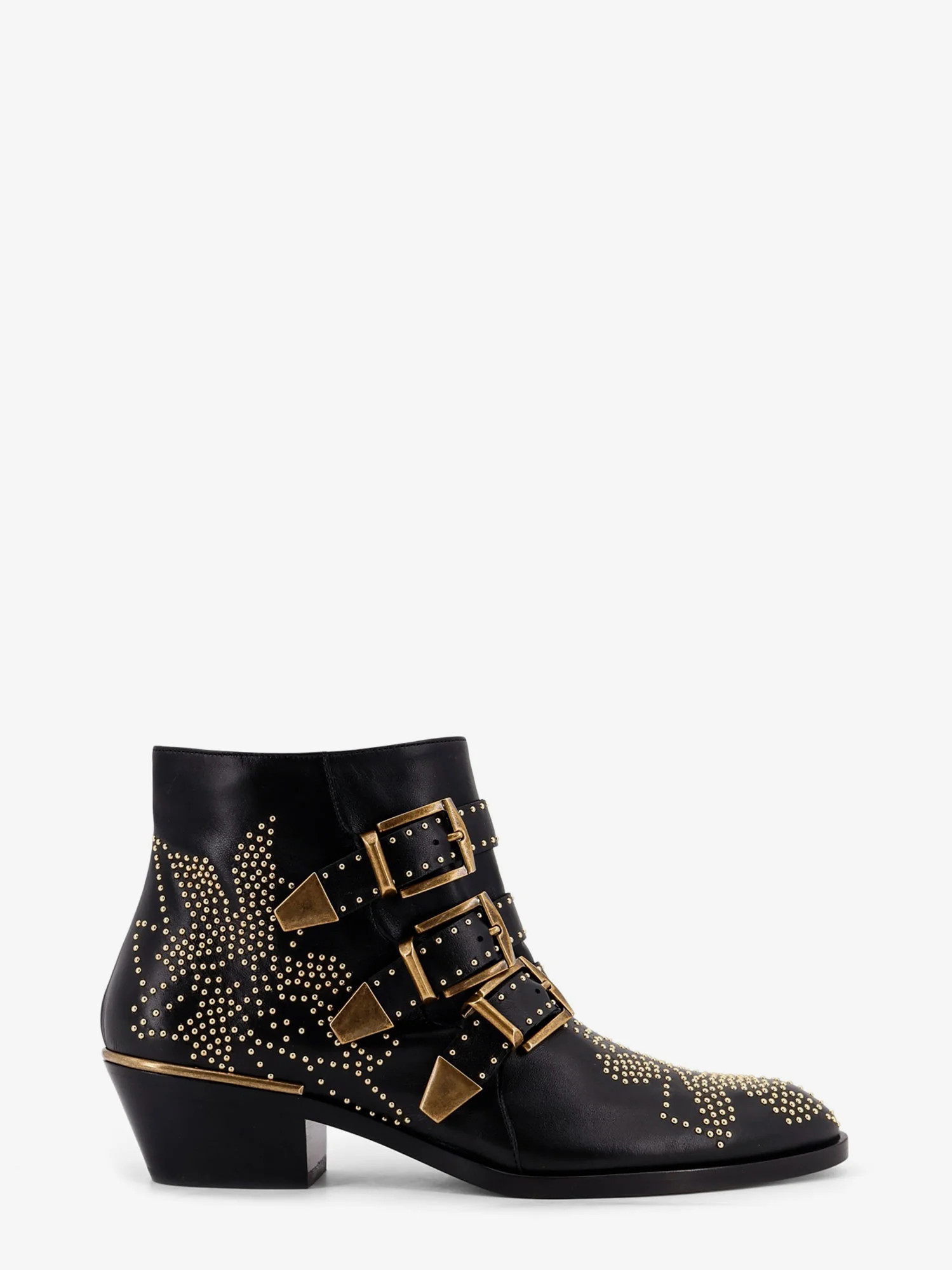 Susan leather boots with metal details - CHLOE' - gender_Woman | Nugnes 1920