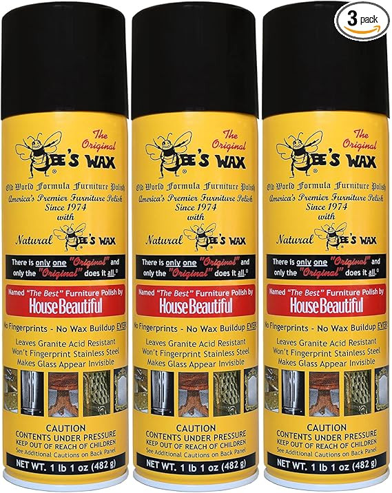The Original Bee's Wax Old World Formula Furniture Polish - 3 Pack | Amazon (US)