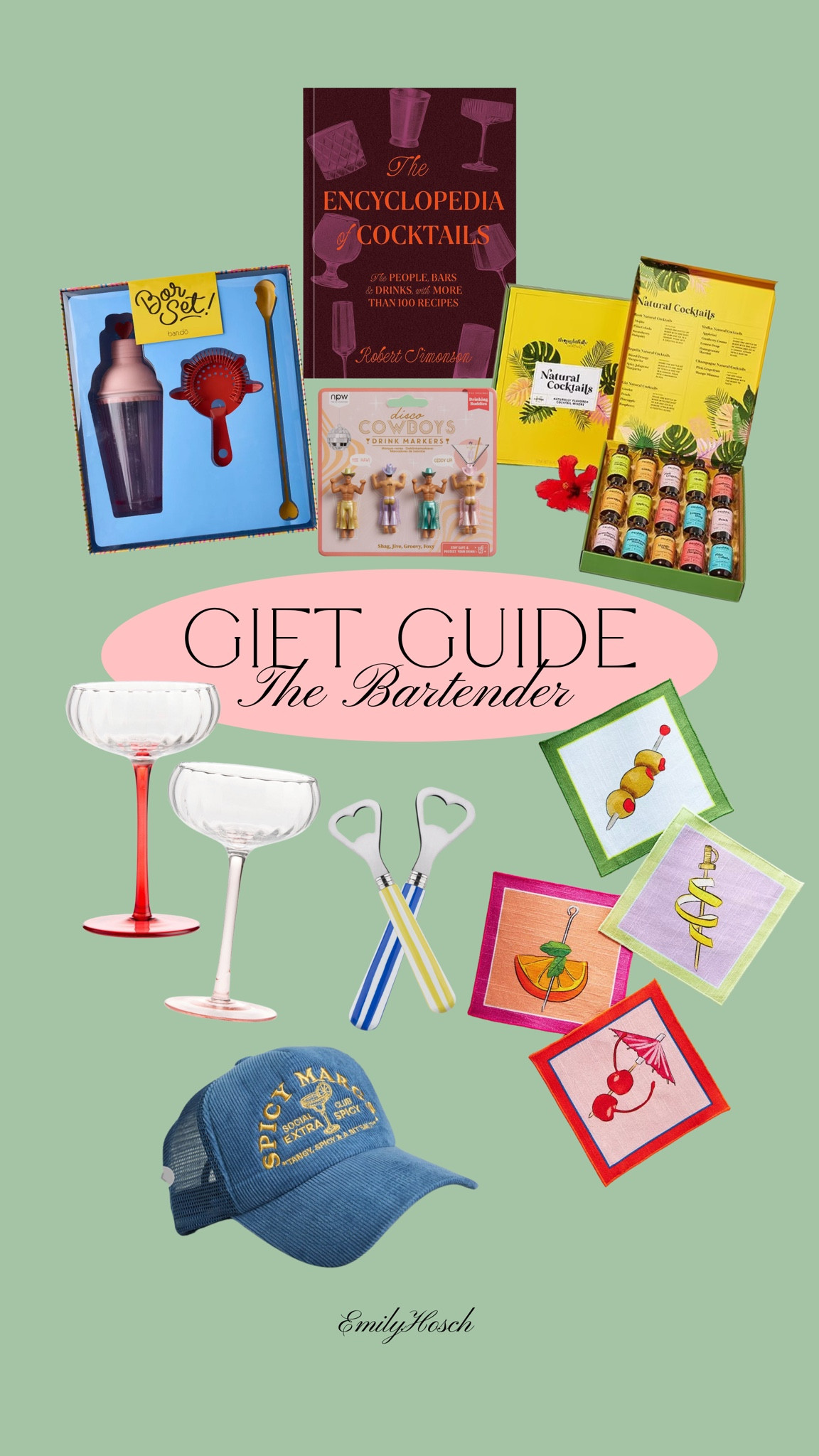 Bar Cart Essentials & Gift Guide

The perfect guide to holiday gifting for you or your fellow cocktail lovers! 💗 DM for any unlinked item details! Follow for more gift guides. 

Bar cart items  bar gifts  Christmas gifts  funky bar cart decor  funky decor  Christmas gift ideas  gifts for her  gifts for him  hat  champagne flutes  cocktail glasses  bar mixers  trending gifts  emilyhosch

#LTKHoliday #LTKGiftGuide #LTKHome