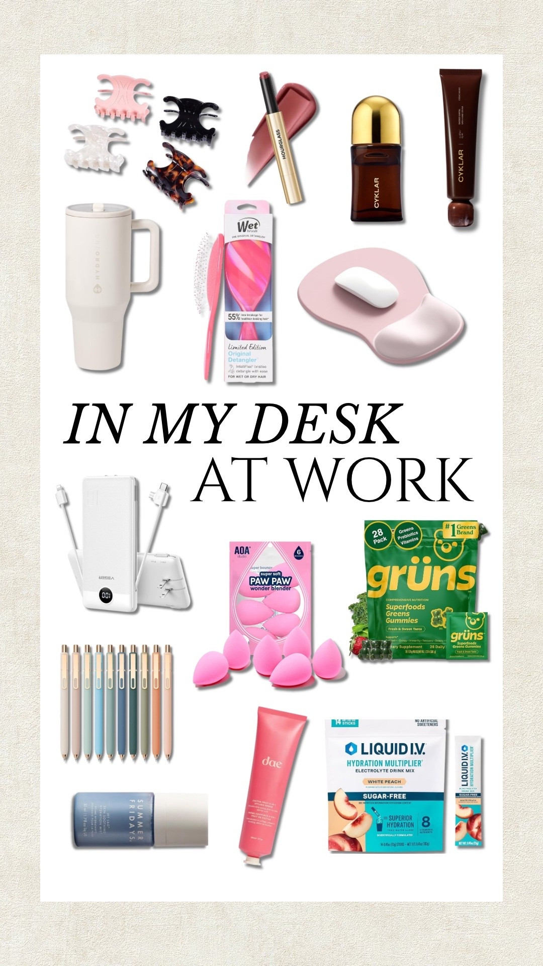 Everything that’s in my desk at work! 

#LTKHome