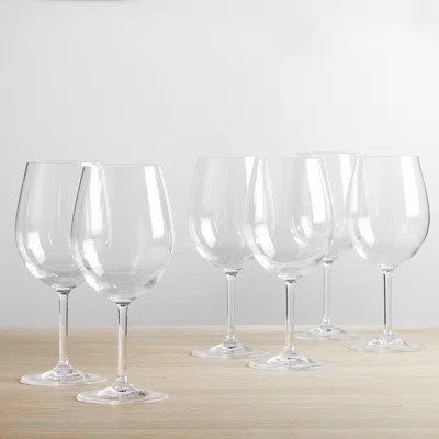 Laya Indoor/Outdoor Red Wine Glass (Set of 6) | Wayfair North America