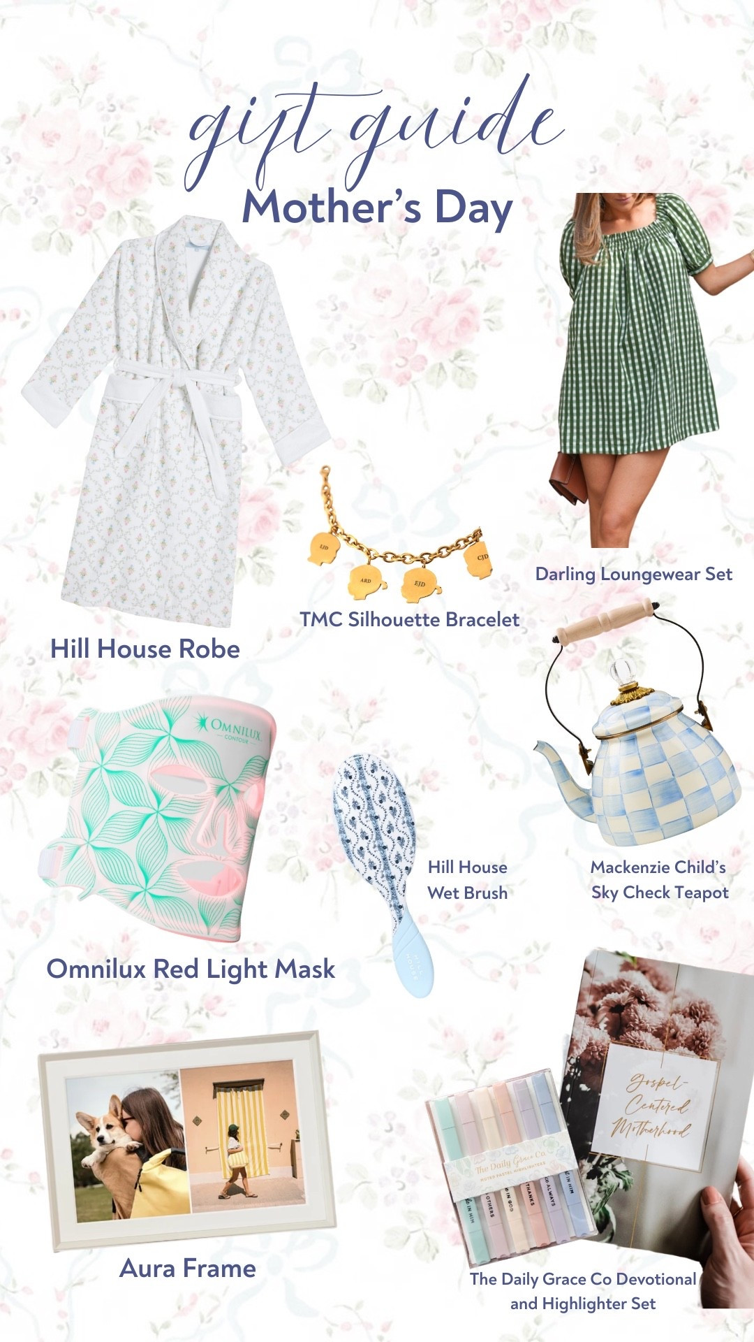 A few things I truly love and would be so grateful to receive this Mother’s Day 🩷
Every mom deserves meaningful pieces and little luxuries that make everyday feel special! 💐 use code MCKENZI for 10% off Omnilux Mask! 

#LTKMothersDay #LTKmomlife