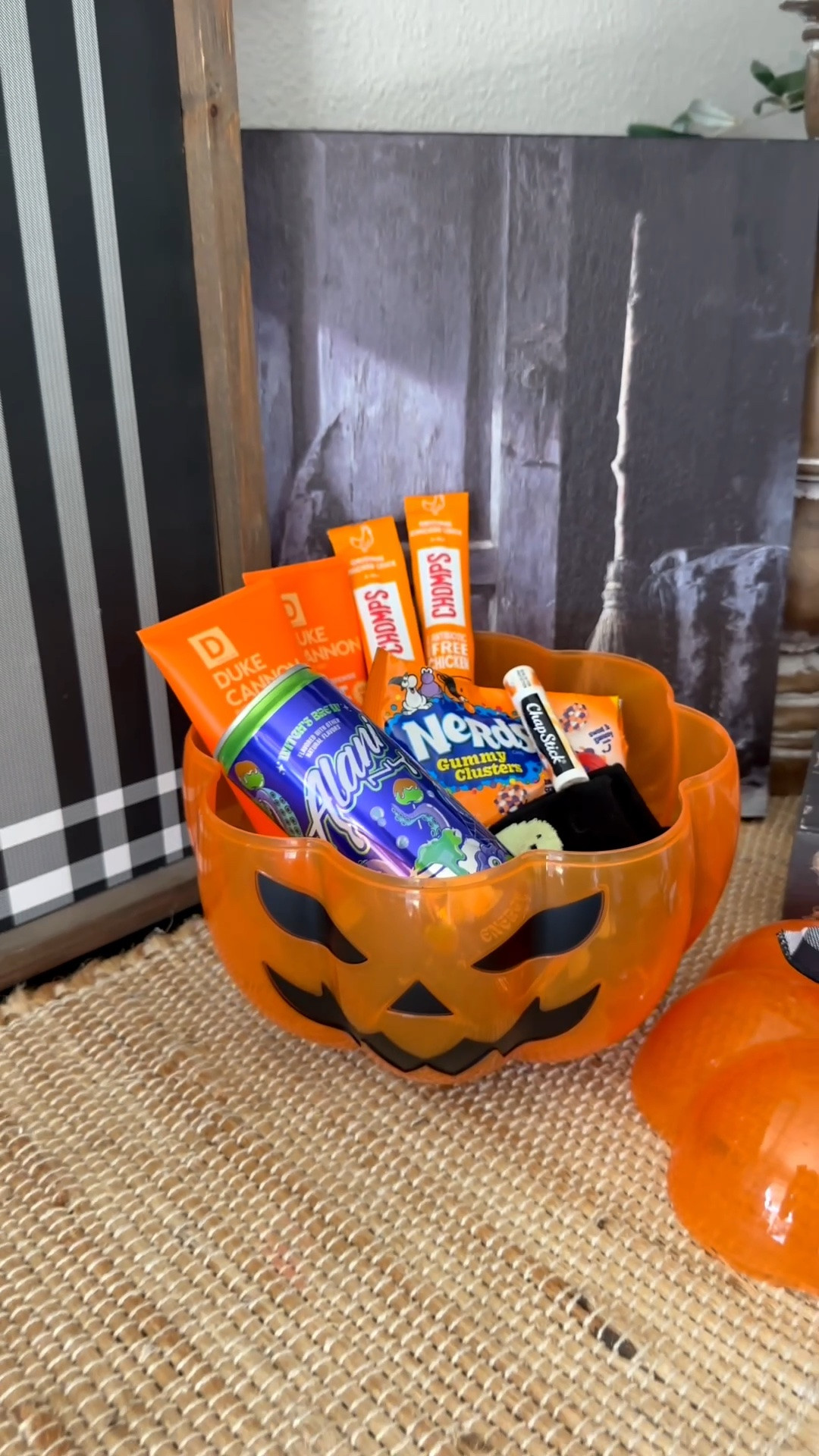 This pumpkin bowl with the lid is perfect for gifting & also makes a great Halloween candy bowl. I filled this one up for one of my boys for Halloween! Makes for a spooky boo basket🖤🎃🖤🎃

#LTKstorytime #LTKSeasonal #LTKHome