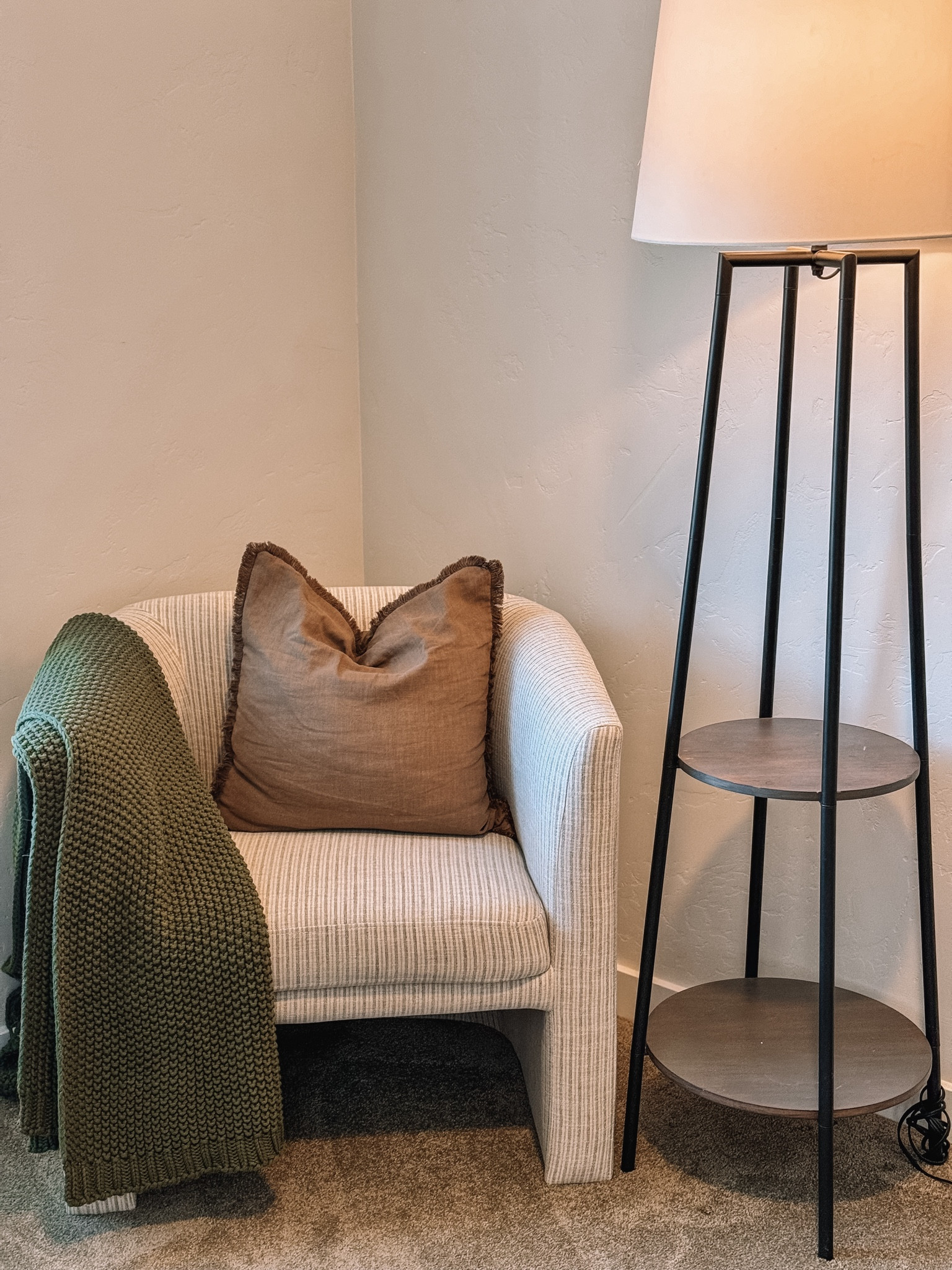 Cutest corner nook for our office! The chair is soooo cozy 🤎🐻🌲🪴

#LTKHome #LTKSaleAlert