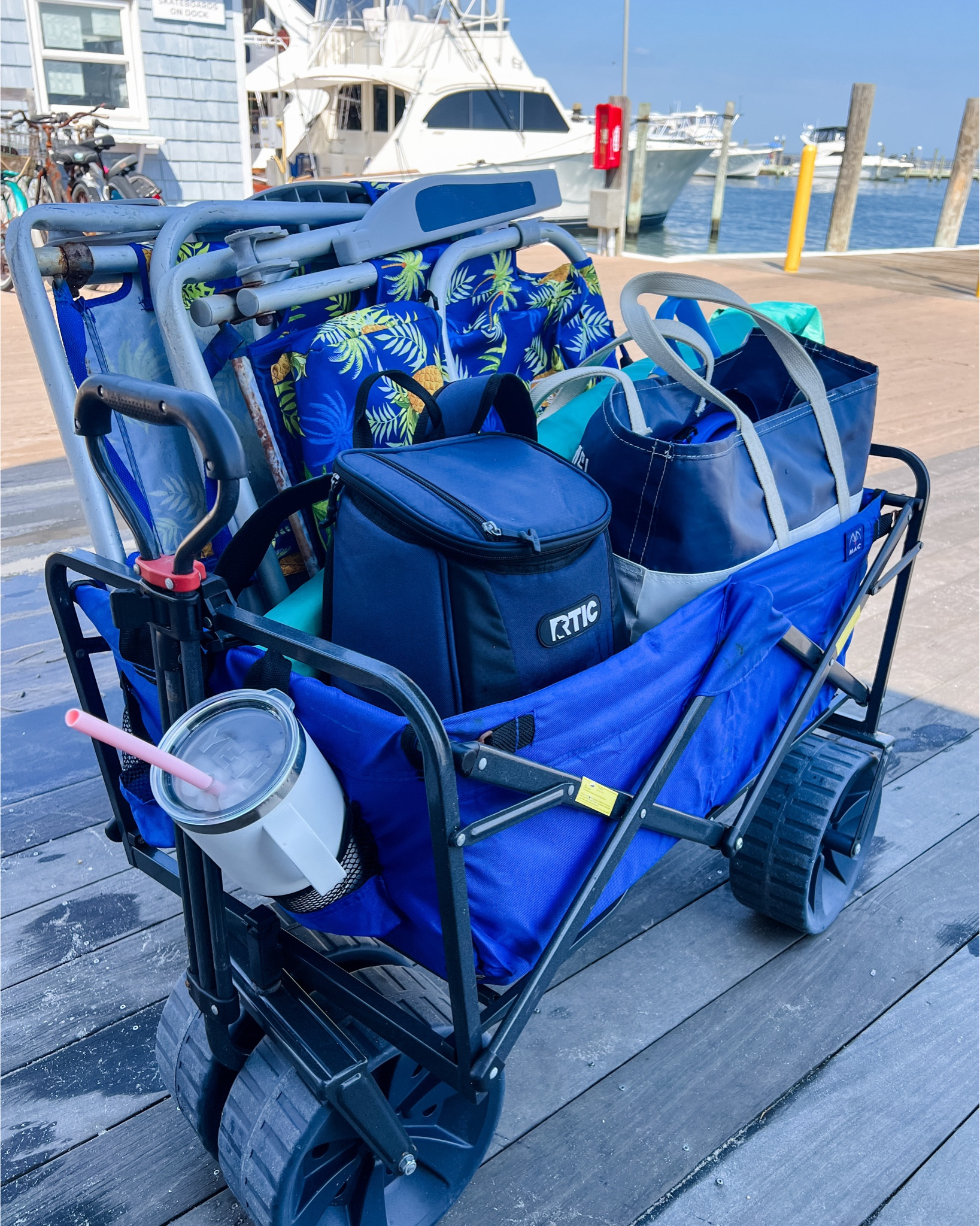 This is a reminder to get a collapsible wagon for the beach and sports!  I have linked the two styles I have.  The beach one with the bigger wheels stays on our boat (not pictured) and the regular wagon which collapses smaller stays in the garage. I have linked the exact beach wagon and similar styles to the other wagon below as I have had it for many years.


#LTKSeasonal #LTKHome