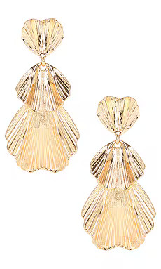 SHASHI Petals Gold Earring in Gold from Revolve.com | Revolve Clothing (Global)