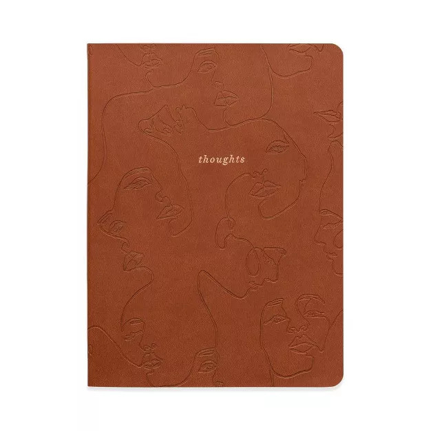 Vegan Leather Journal Terra Cotta Thoughts - DesignWorks Ink | Target