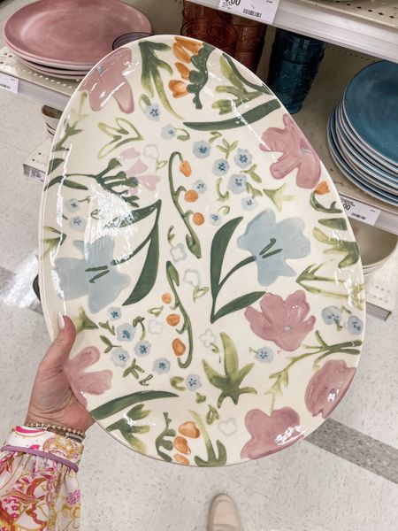 Target Easter find! Love this large egg shaped serving platter! Only $20!! Perfect for hosting Easter brunch! Would make a beautiful gift too! 

#LTKhome #LTKunder50