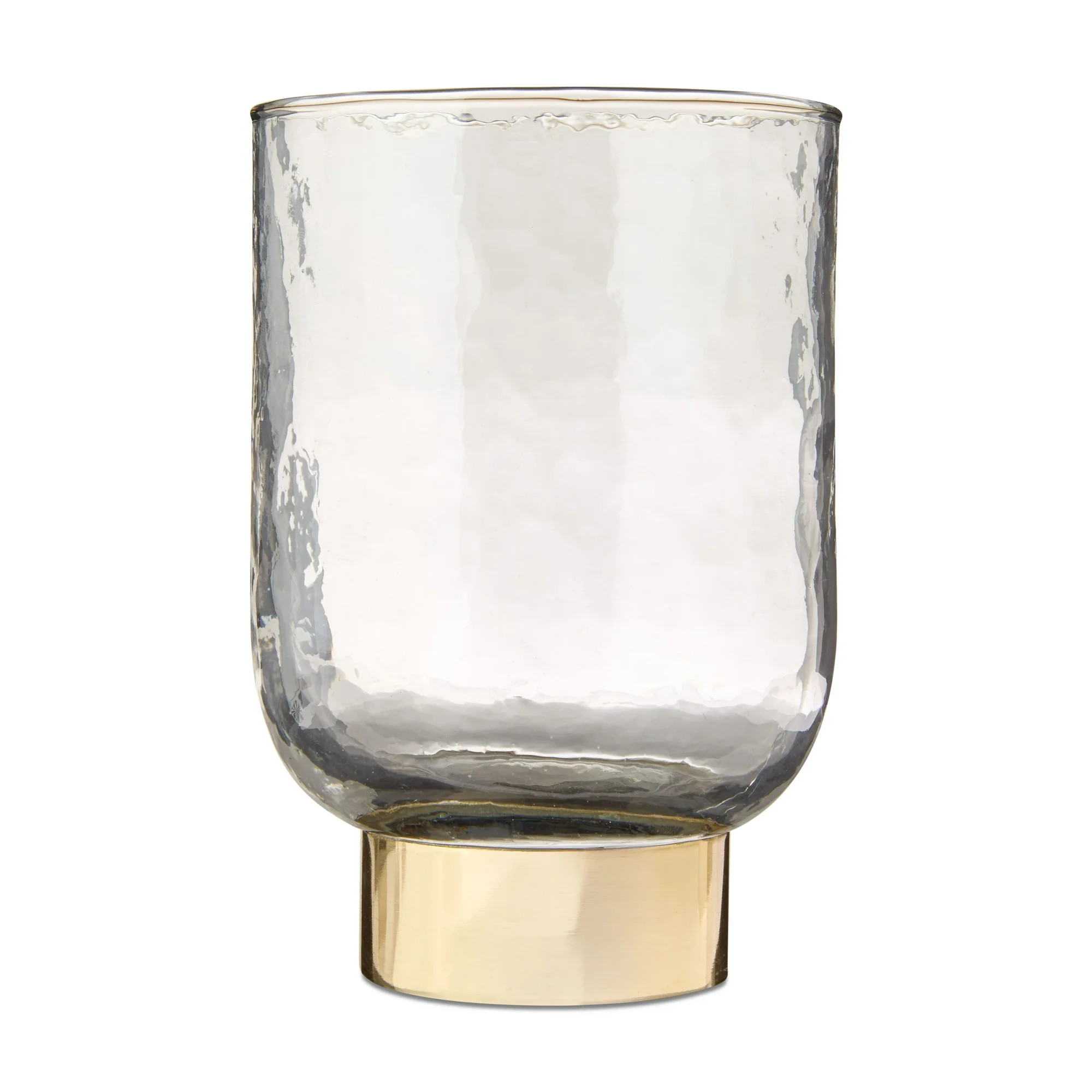 Hammered Glass with Gold Base Christmas Decoration, 6", by My Texas House | Walmart (US)