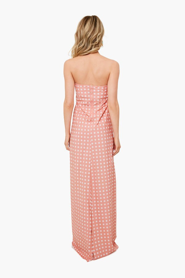 Blush White Polka Dot Kaia Dress | Tuckernuck (US)